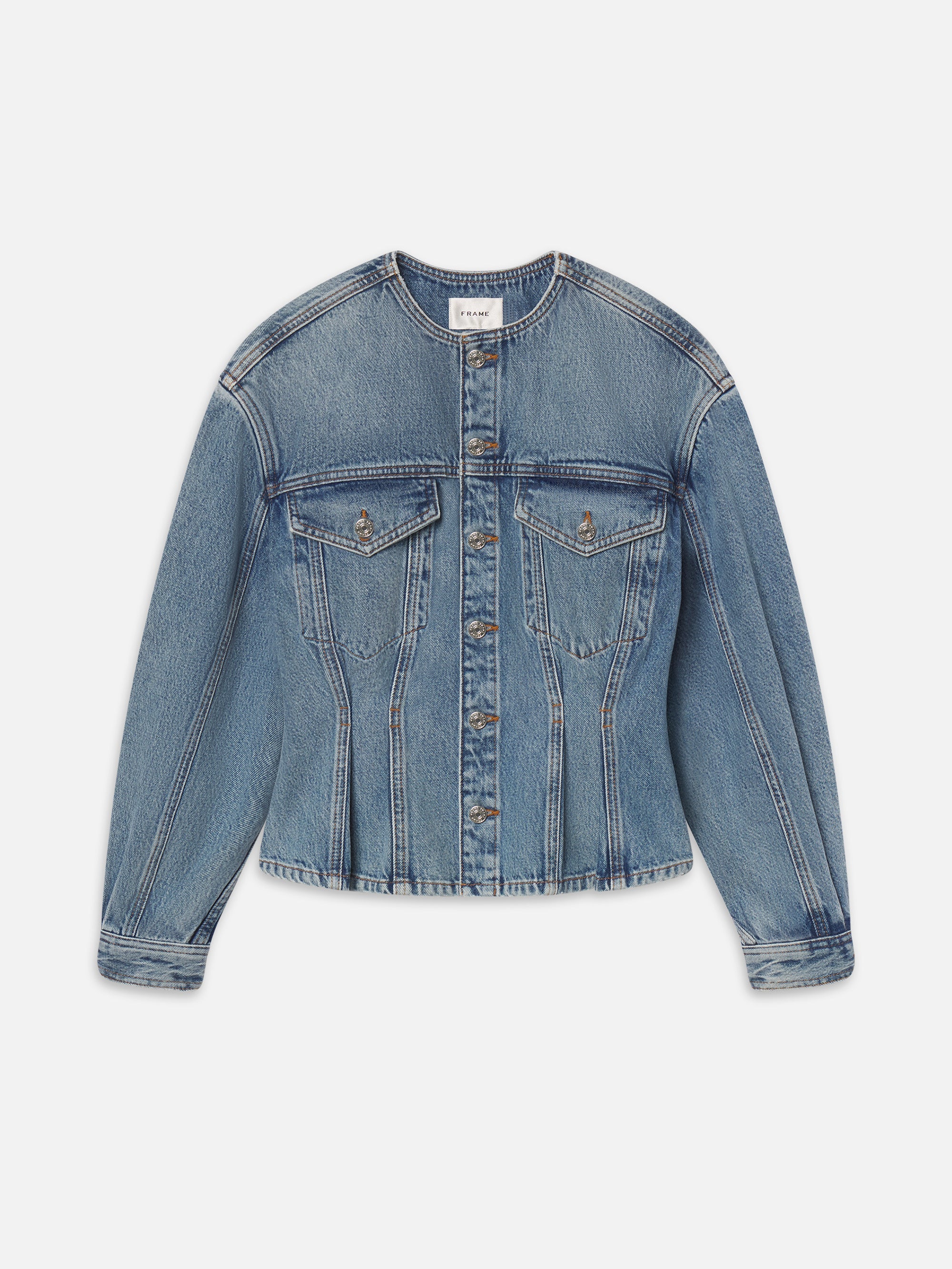 FRAME - The Nipped Collarless Jacket