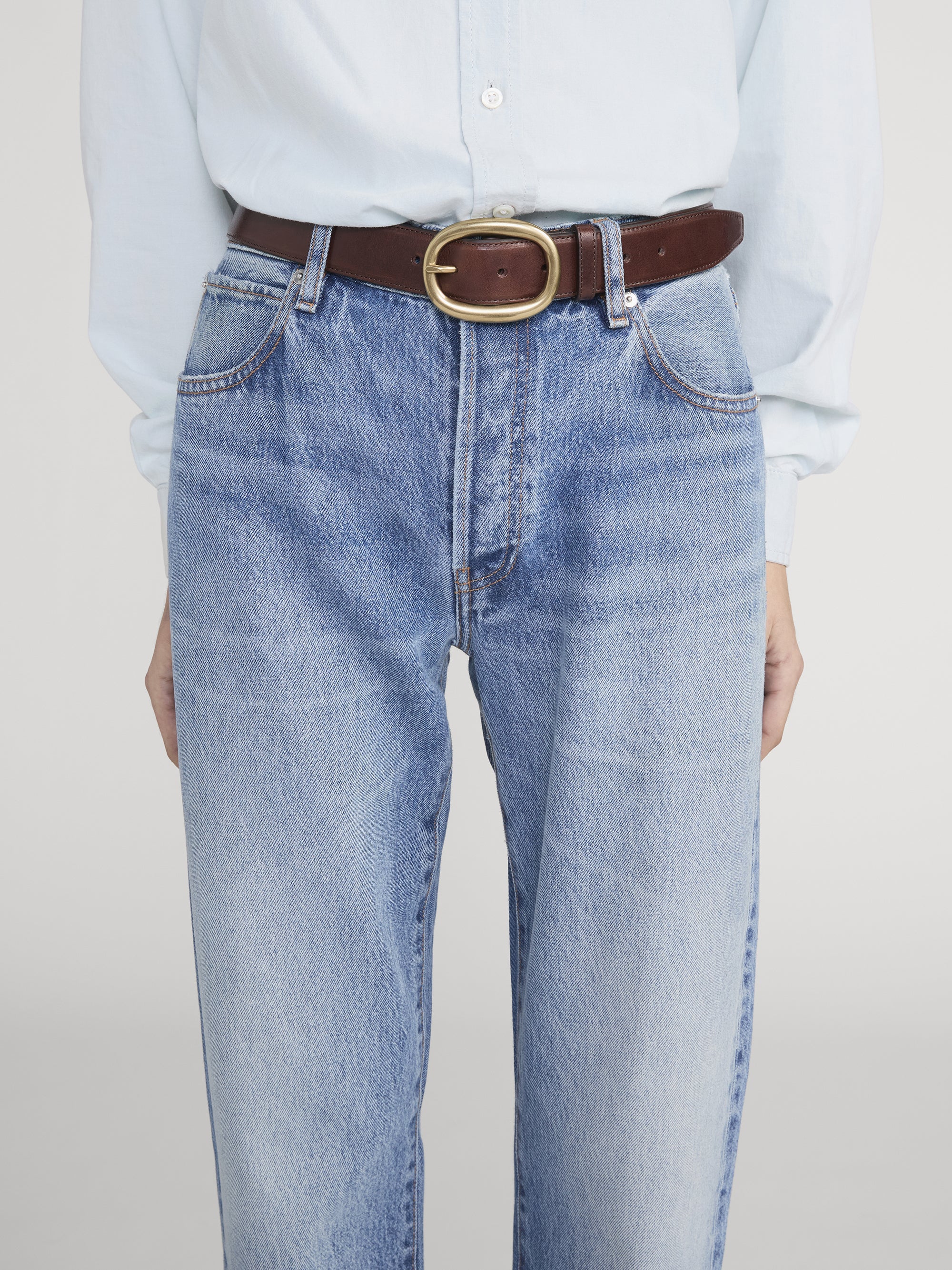 FRAME - The Organic Round Buckle Belt - Image 2