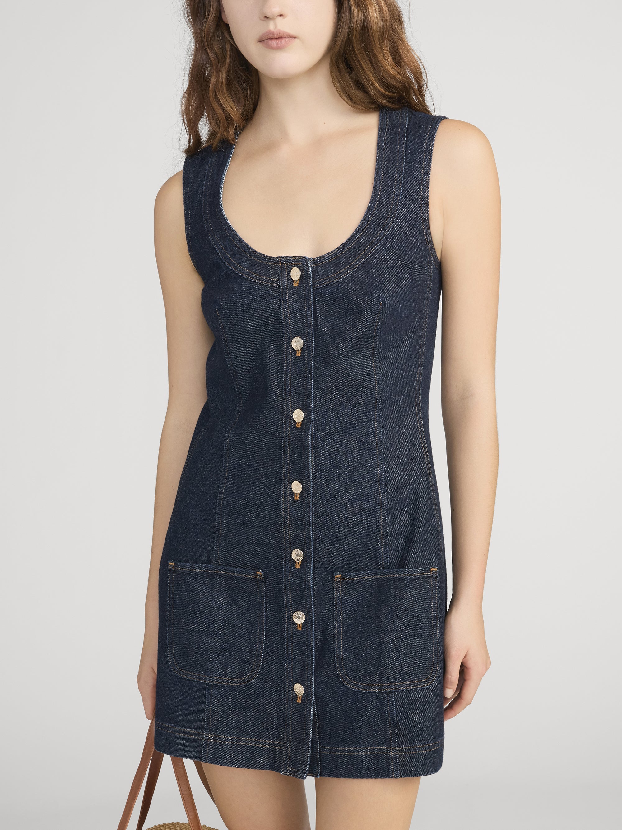 FRAME - The Patch Pocket Dress - Image 3