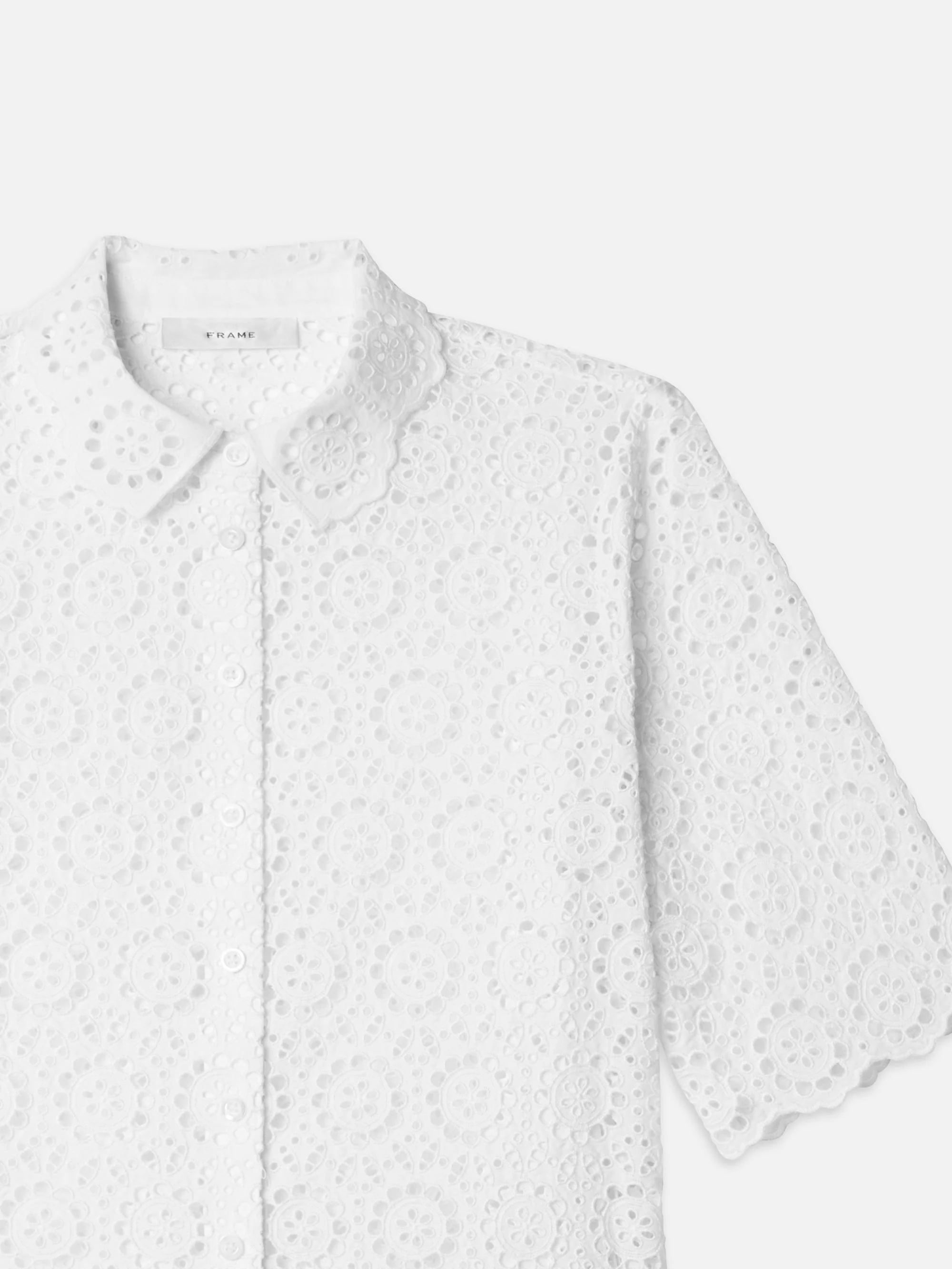 FRAME - The Petal Eyelet Shirt - Image 2