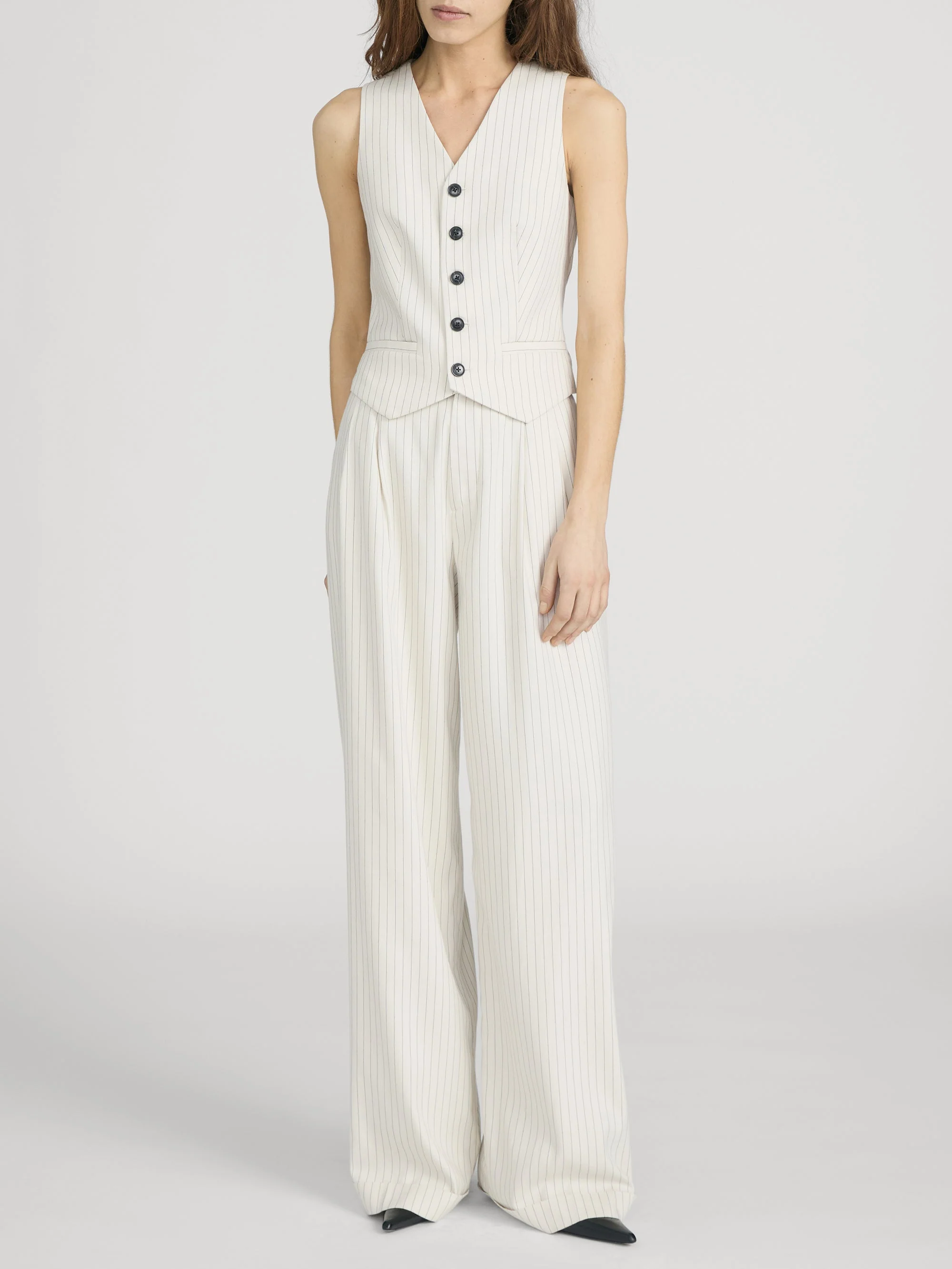 FRAME - The Pinstripe Avenue Vest - Image 2
