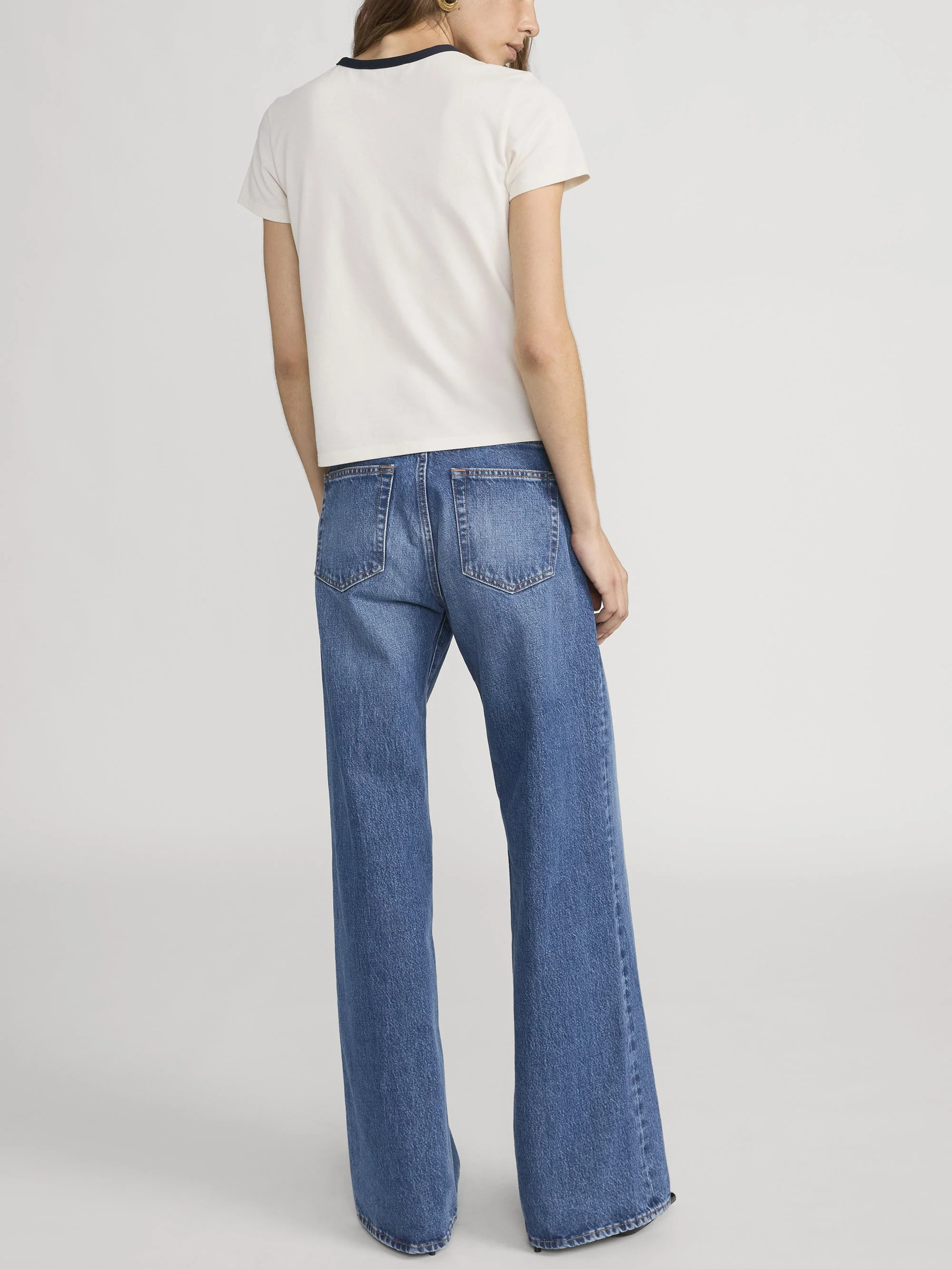 FRAME - The Pique Baby Tee - Image 6