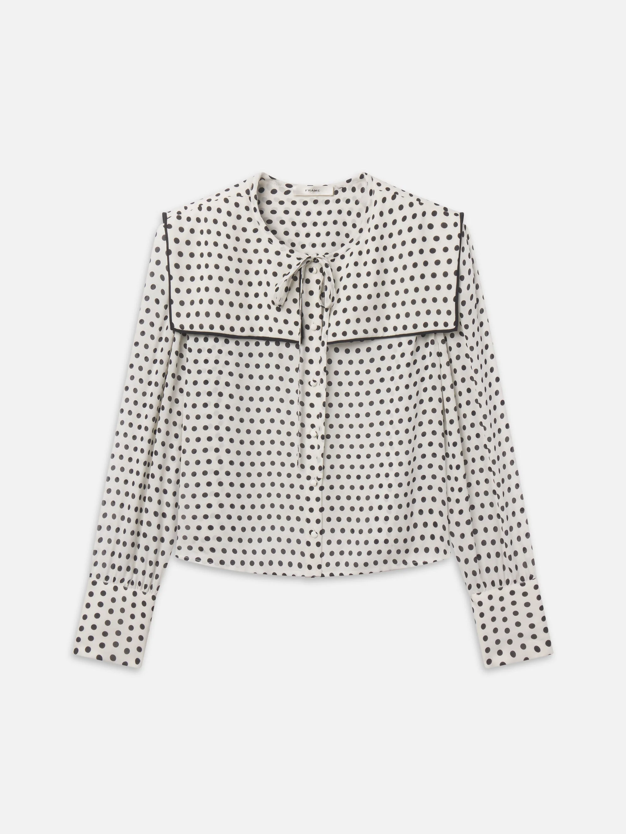 FRAME - The Polka Dot Fleet Blouse
