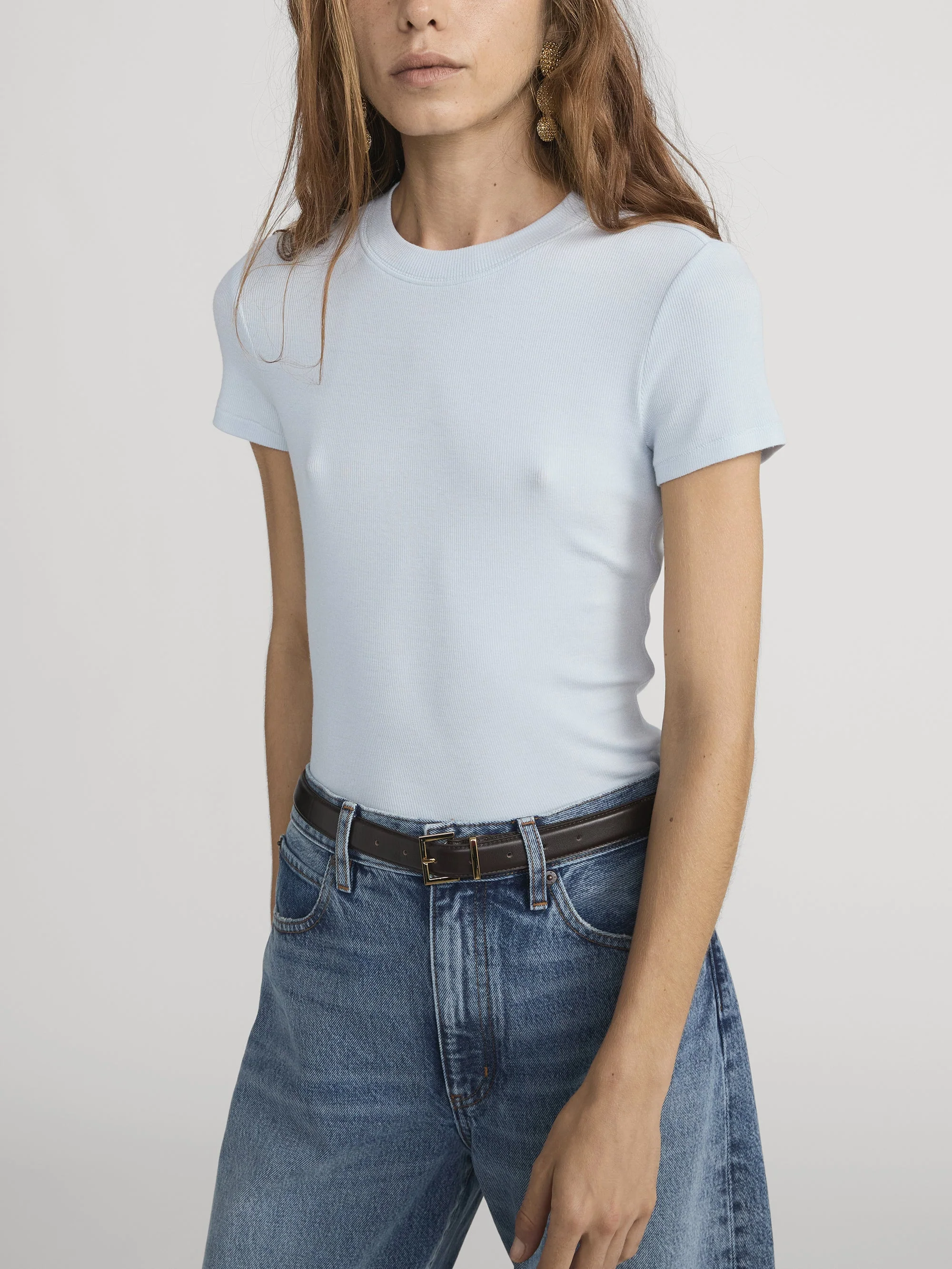 FRAME - The Rib Baby Tee - Image 3