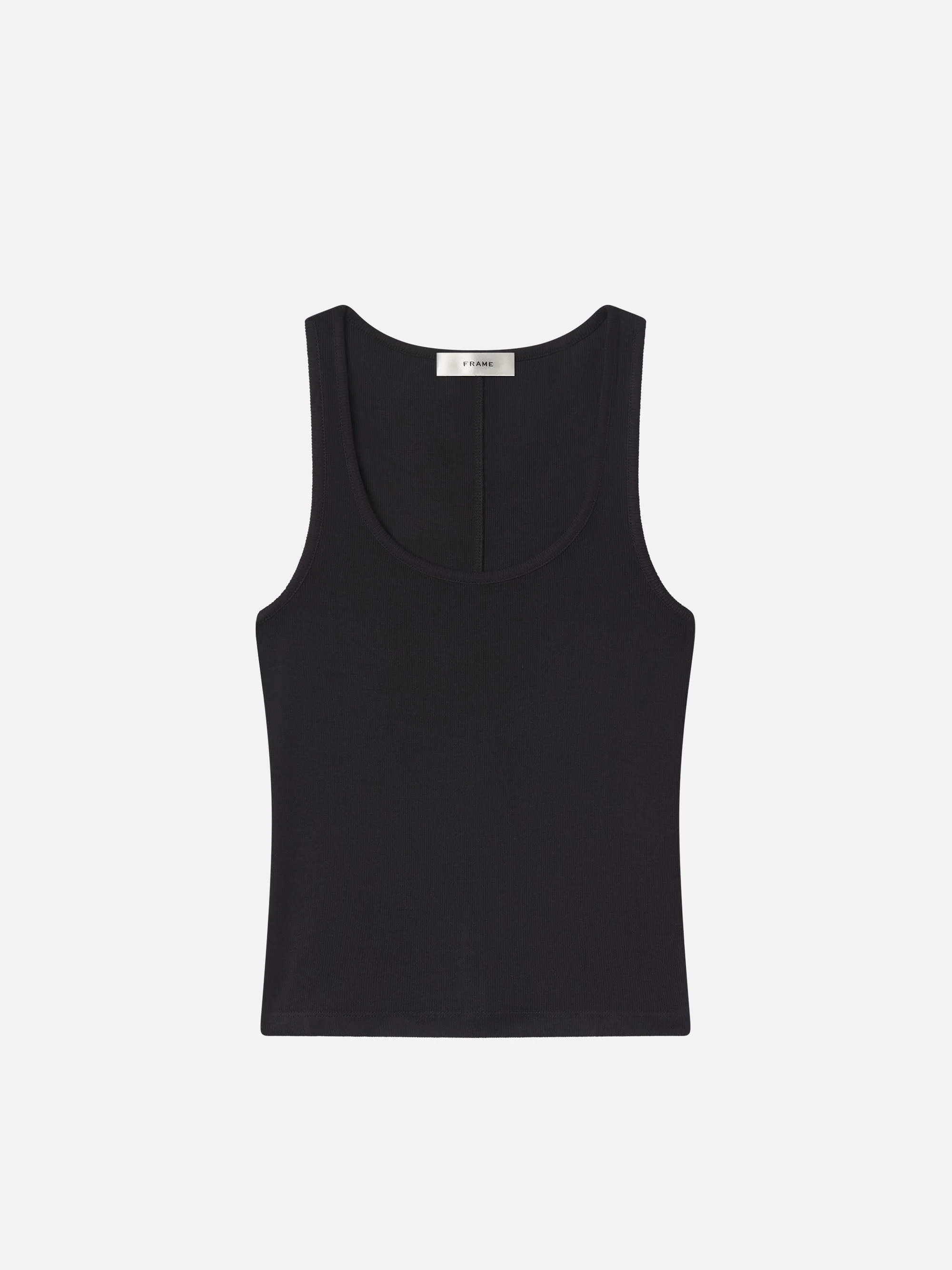 FRAME - The Rib Scoop Neck Tank