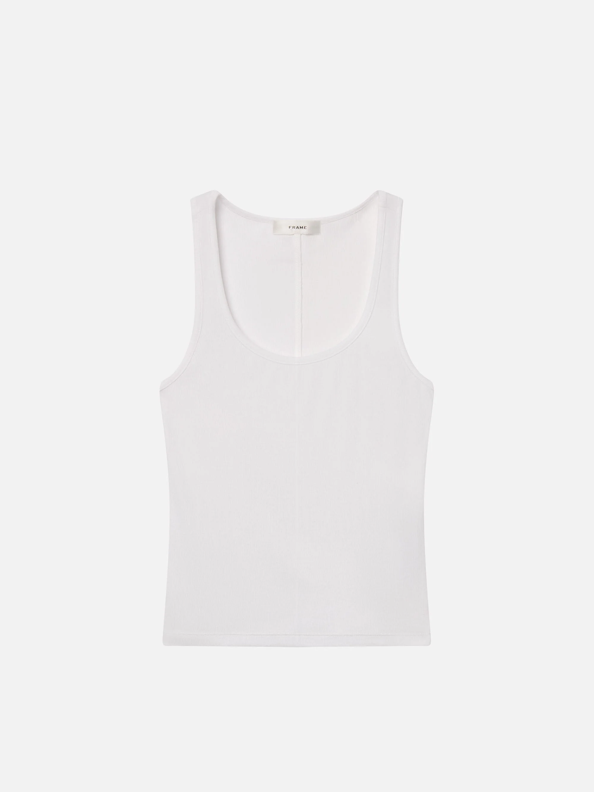 FRAME - The Rib Scoop Neck Tank