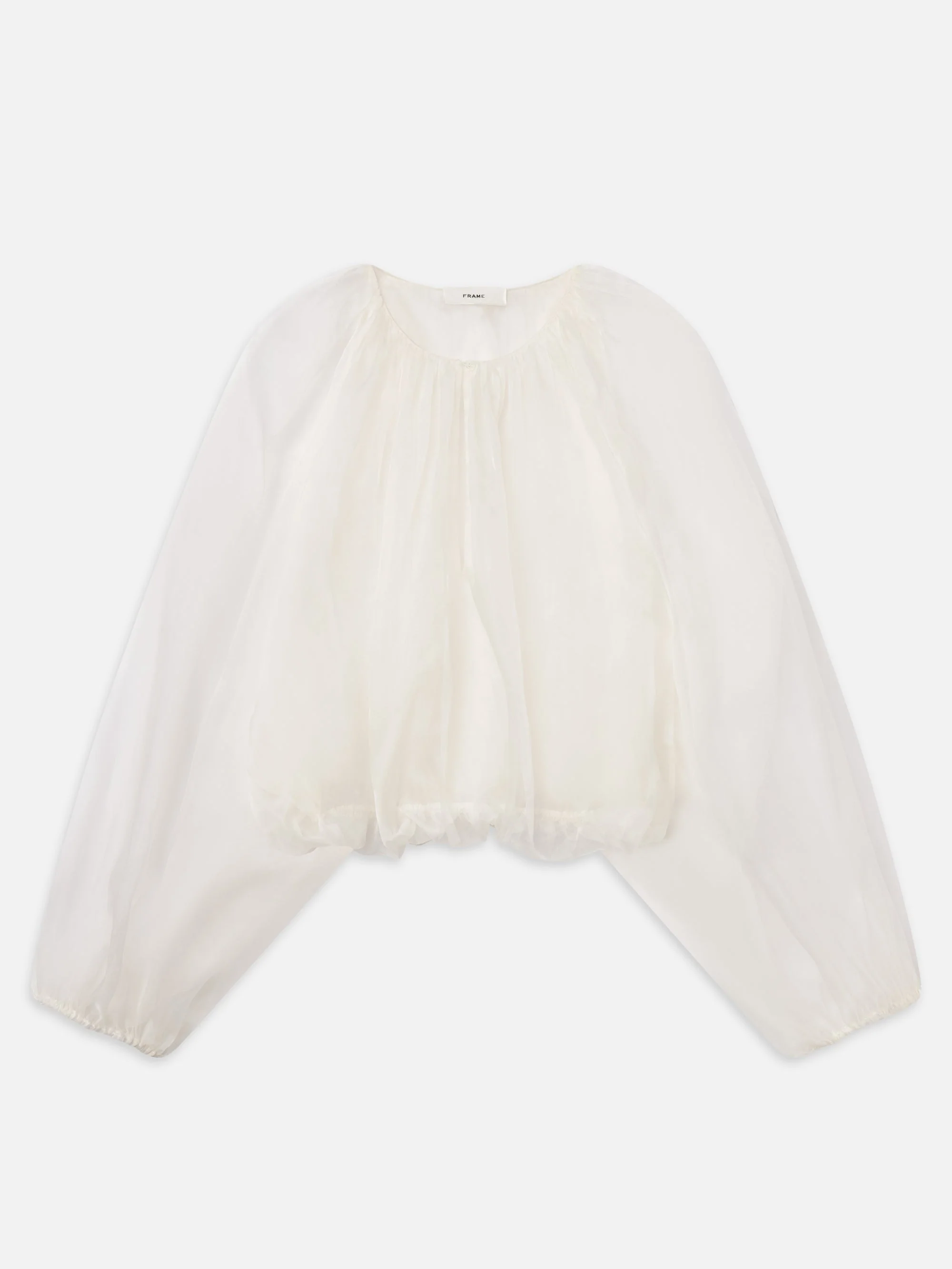 FRAME - The Sheer Balloon Blouse
