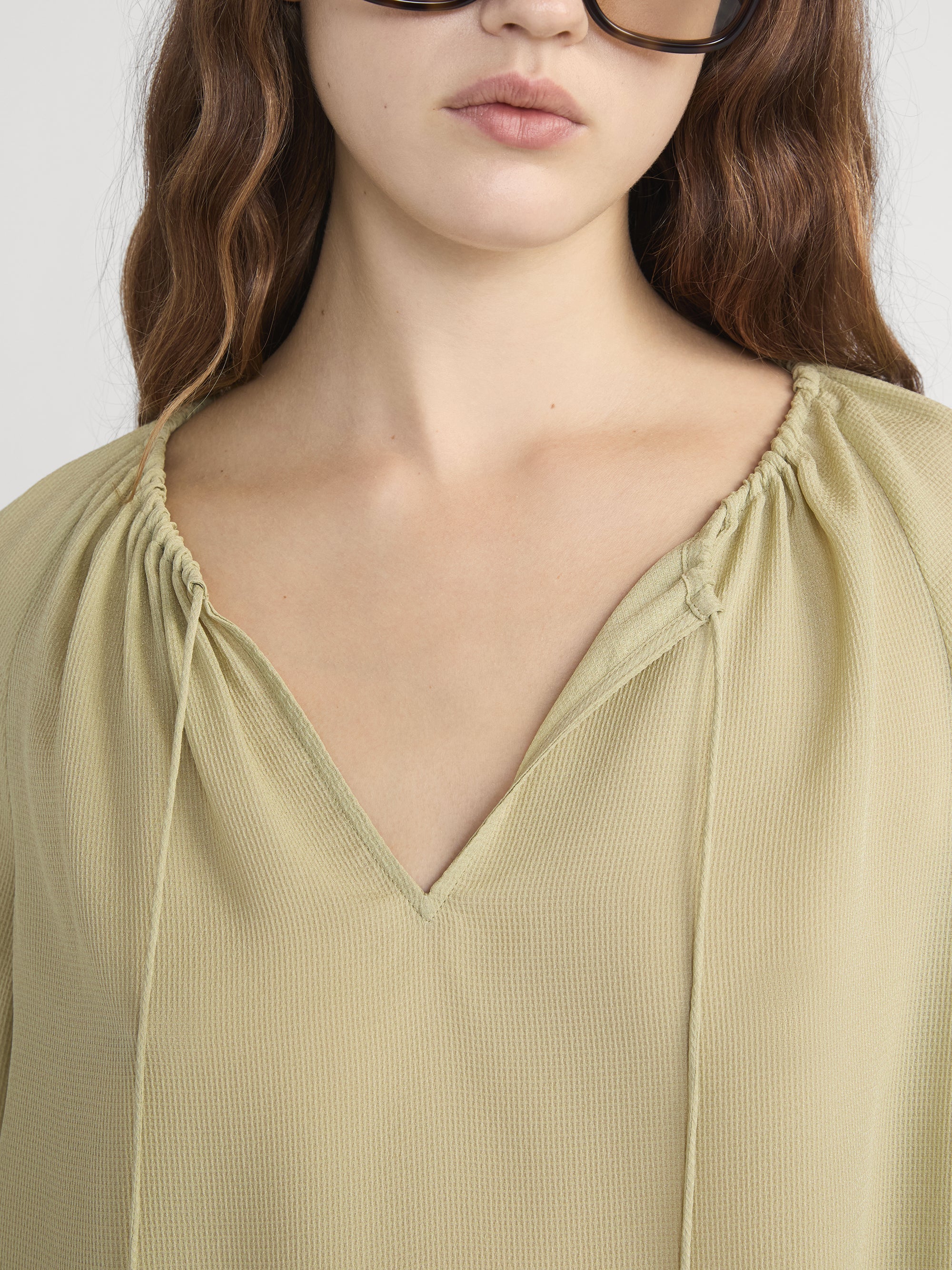 FRAME - The Silk Balloon Blouse - Image 4