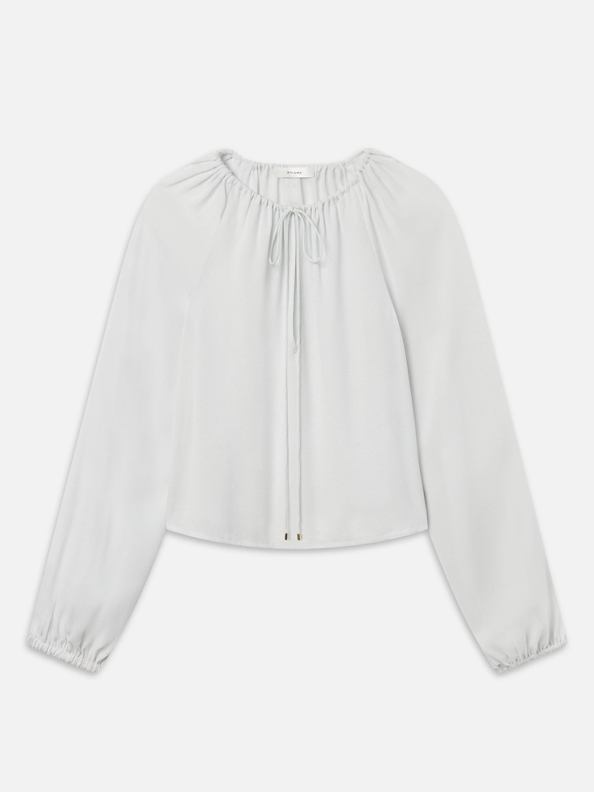 FRAME - THE SILK BALLOON BLOUSE