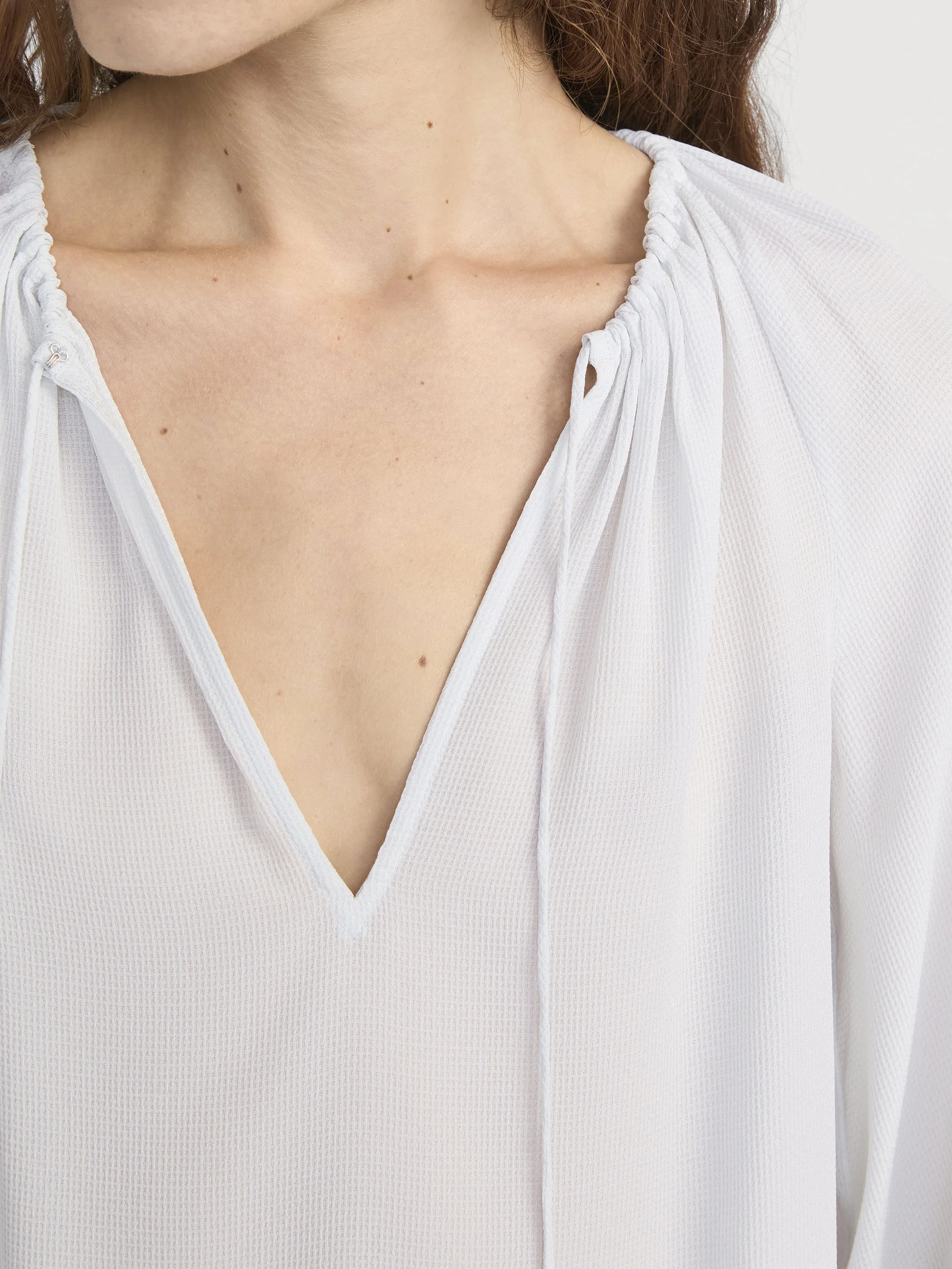 FRAME - The Silk Balloon Blouse - Image 5