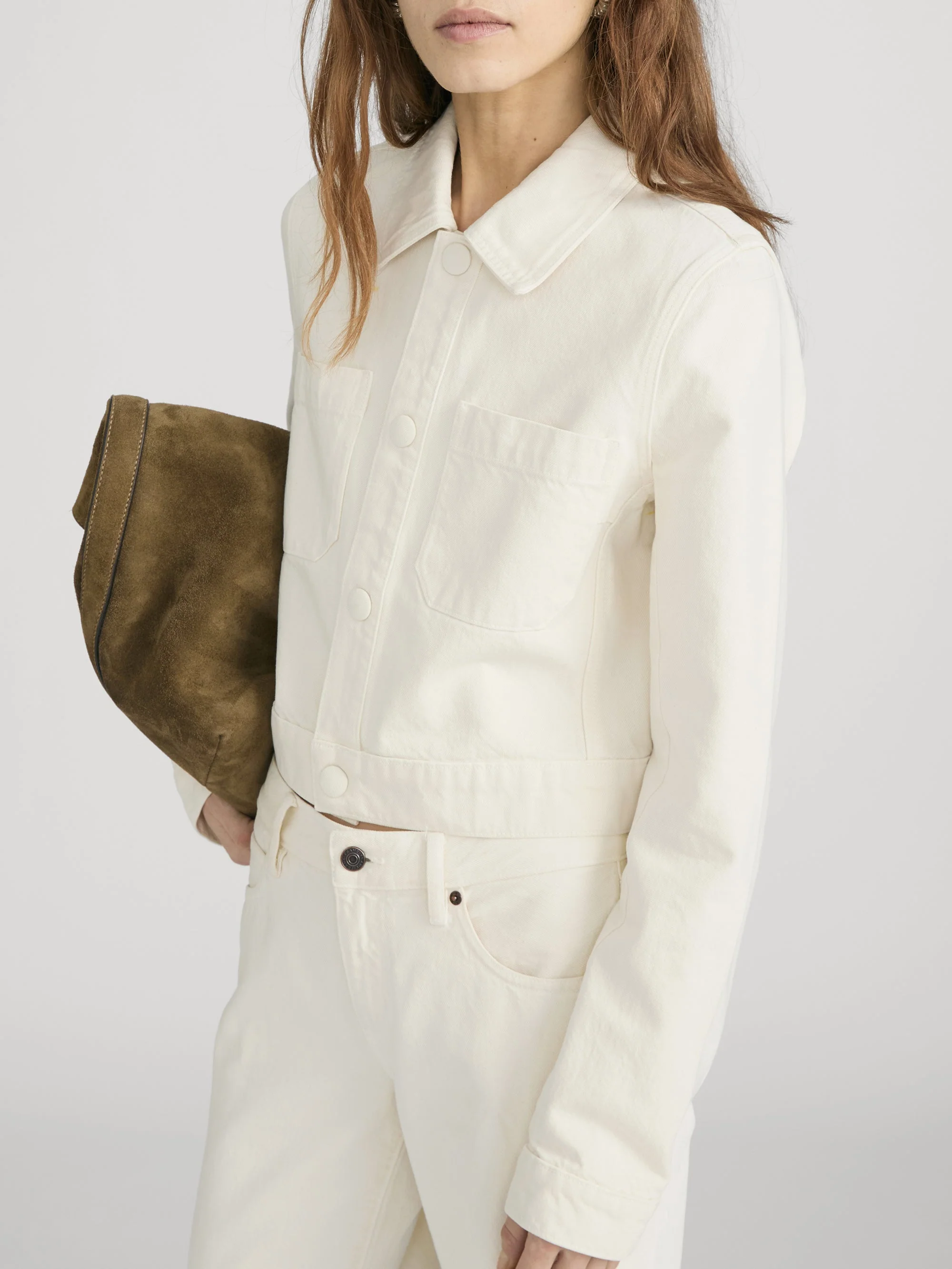 FRAME - The Small Denim Jacket - Image 4