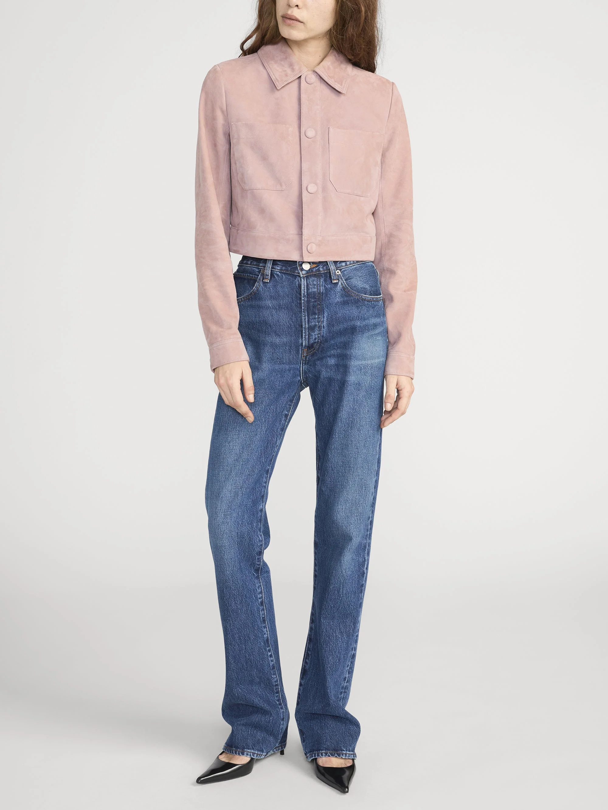FRAME - The Small Suede Jacket - Image 2