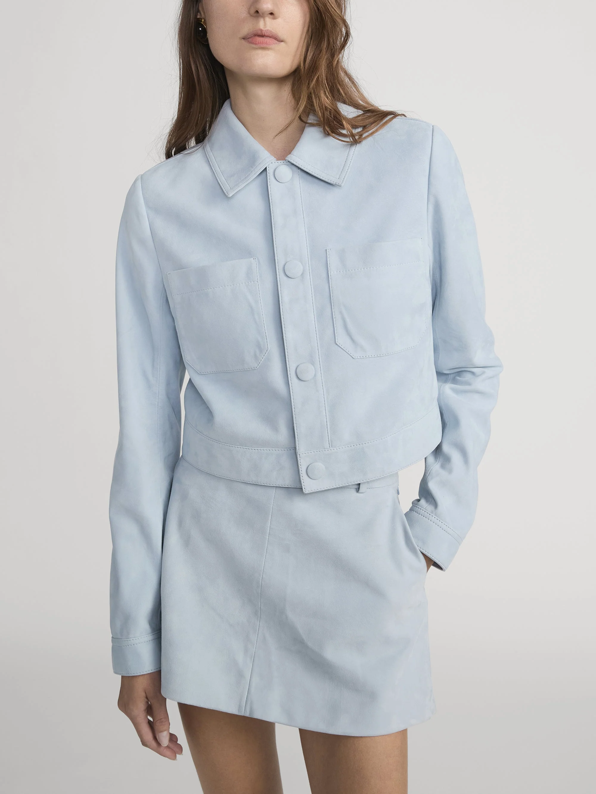 FRAME - The Small Suede Jacket - Image 3