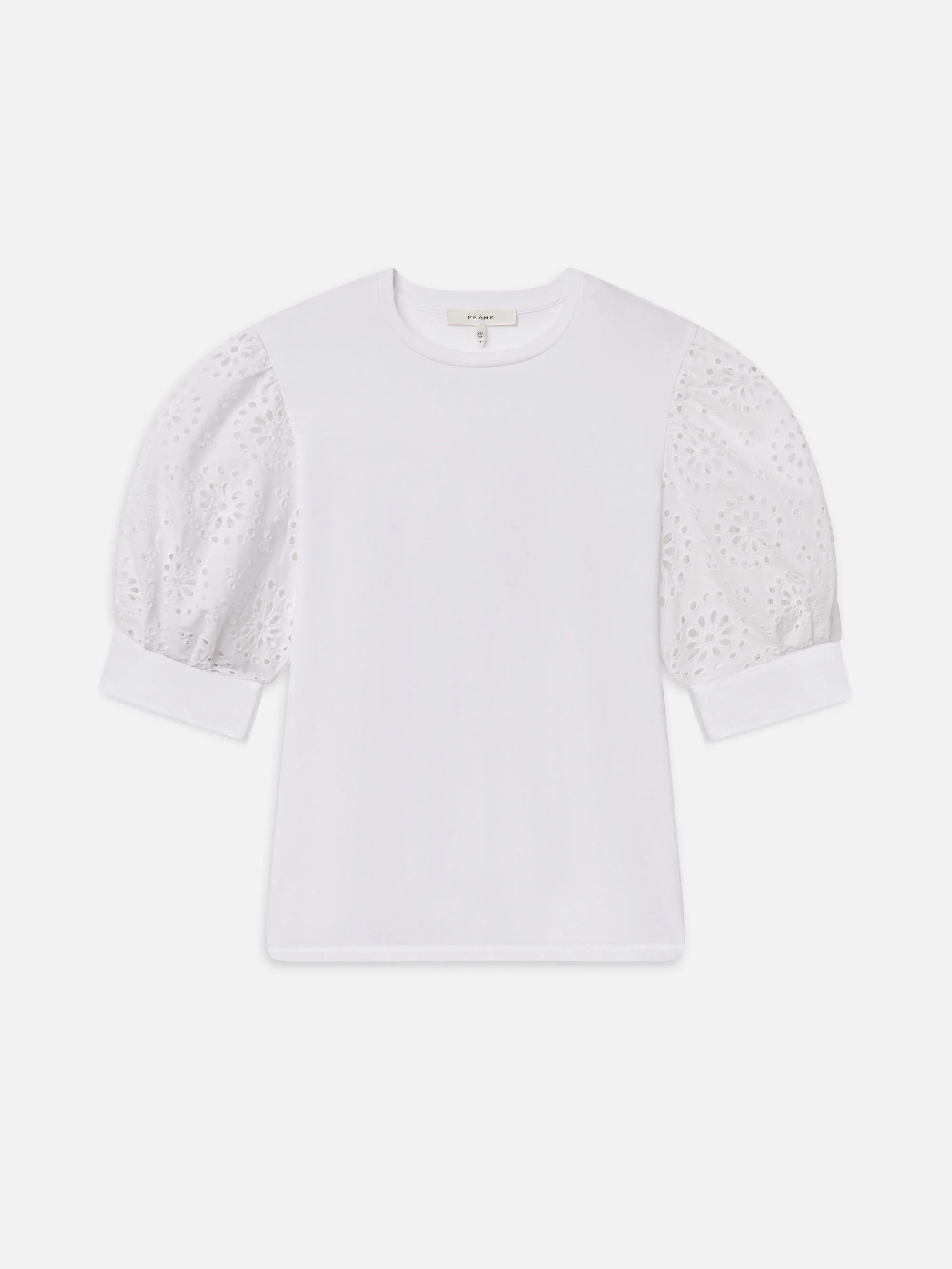 FRAME - The Solstice Eyelet Tee