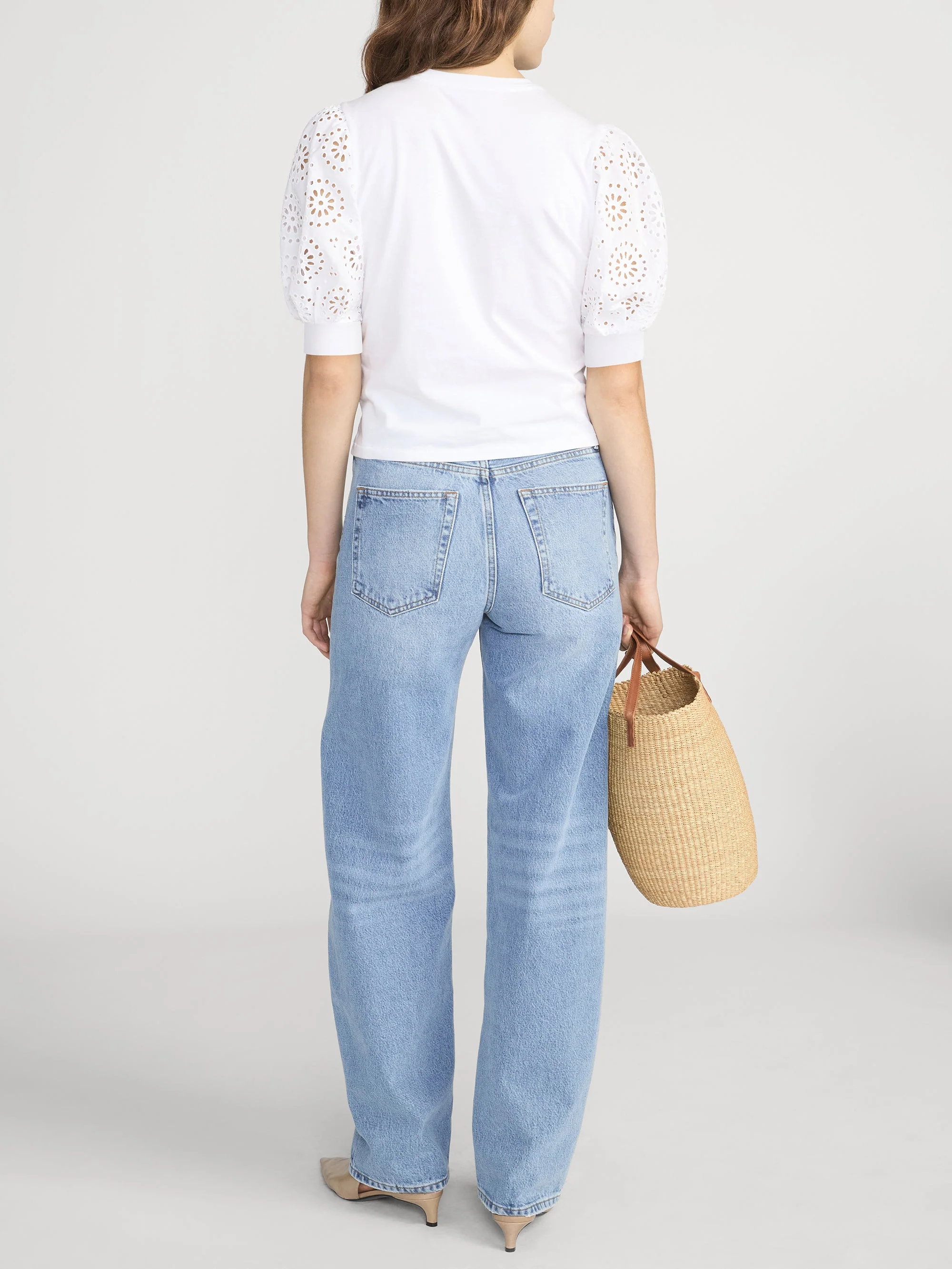 FRAME - The Solstice Eyelet Tee - Image 5