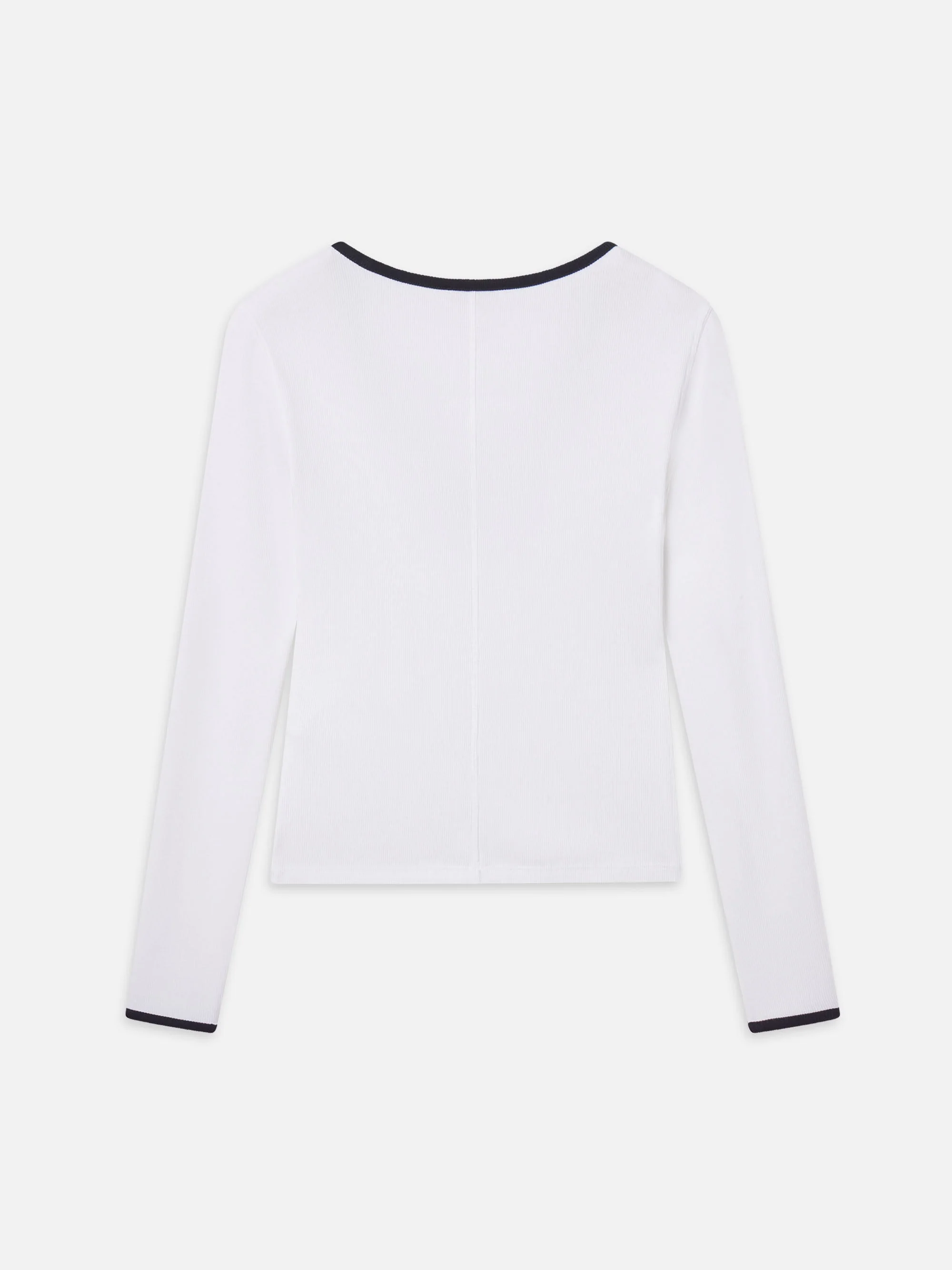 FRAME - The Sporty V Neck Top - Image 3