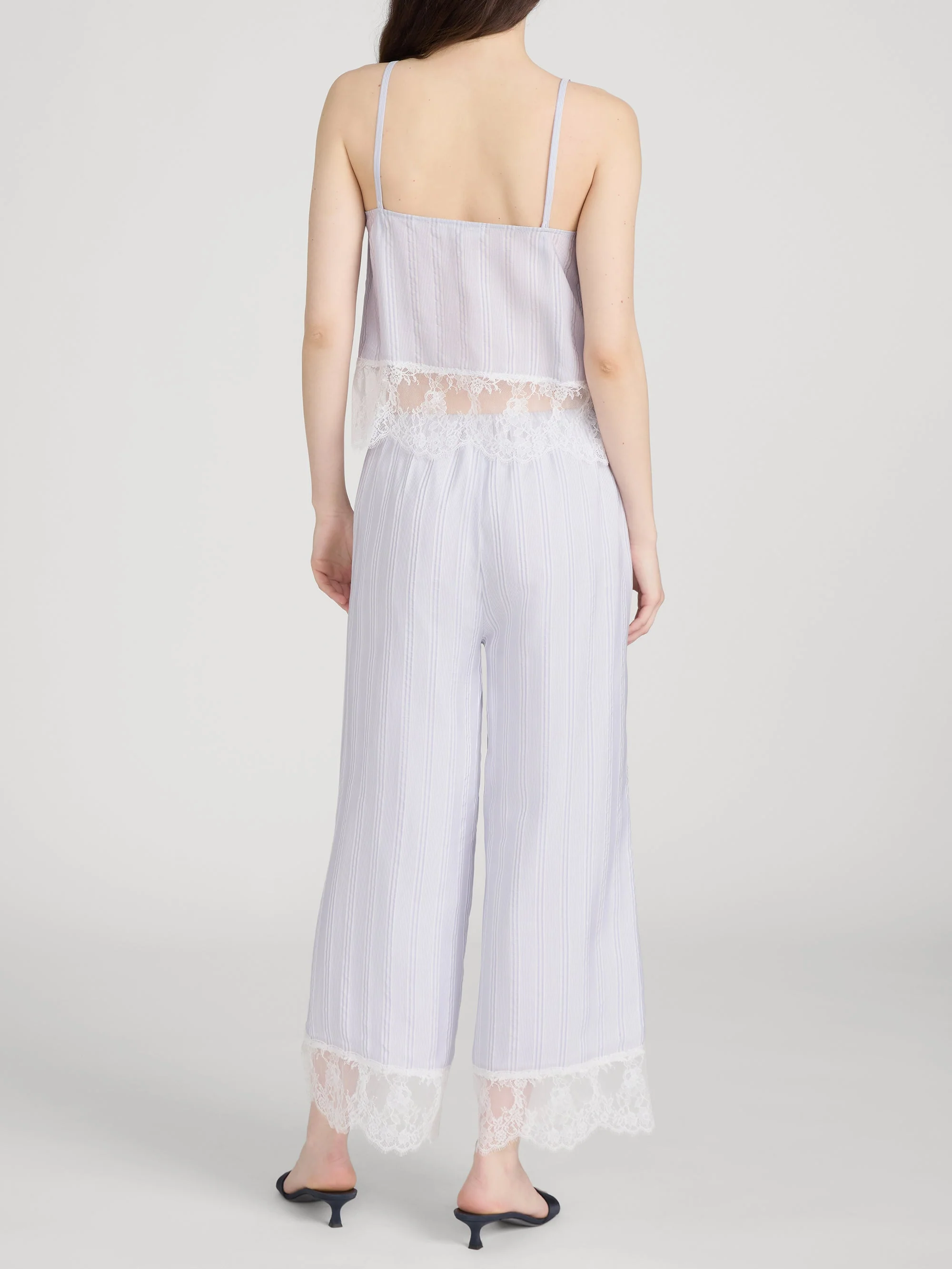 FRAME - The Stripe Lace Cami - Image 6