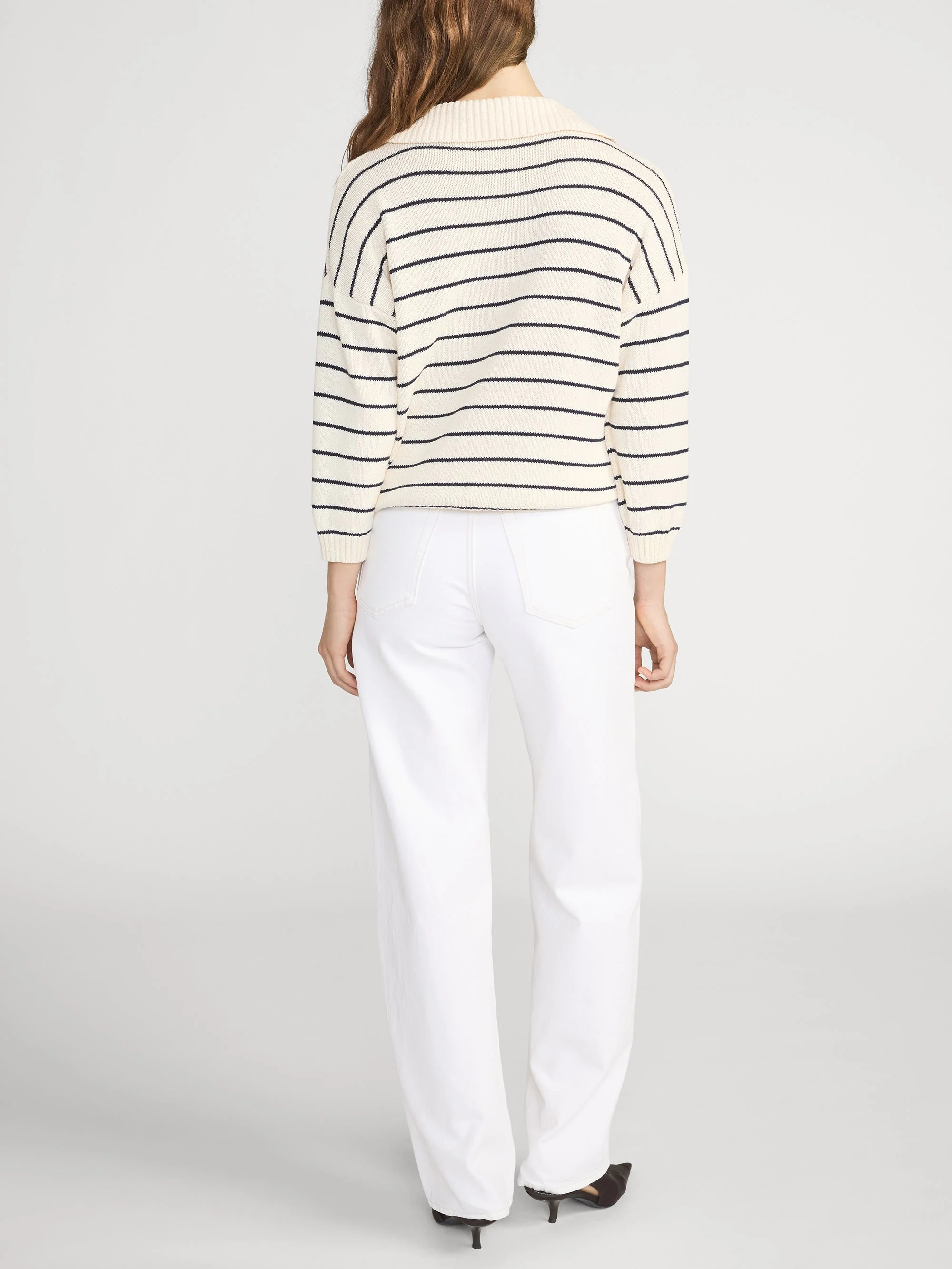FRAME - The Striped Easy Pullover - Image 6