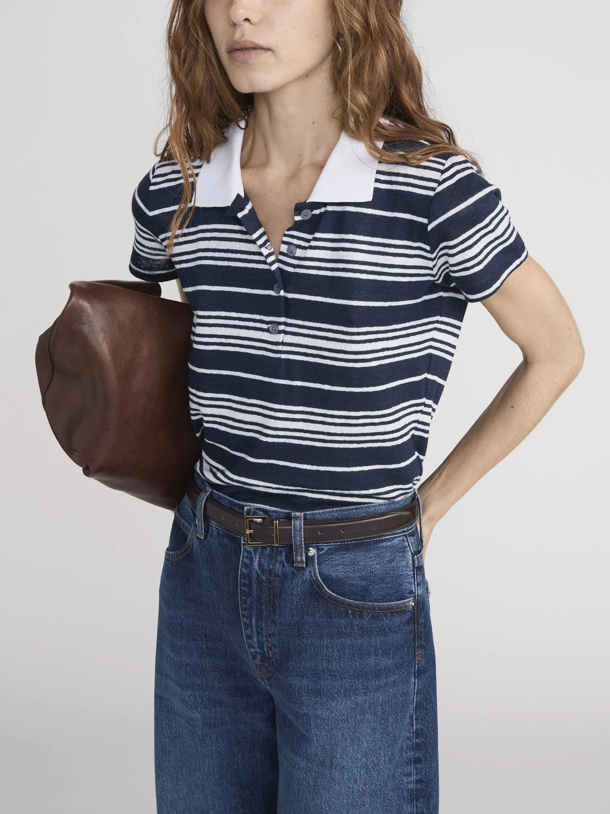 FRAME - The Striped Polo - Image 4