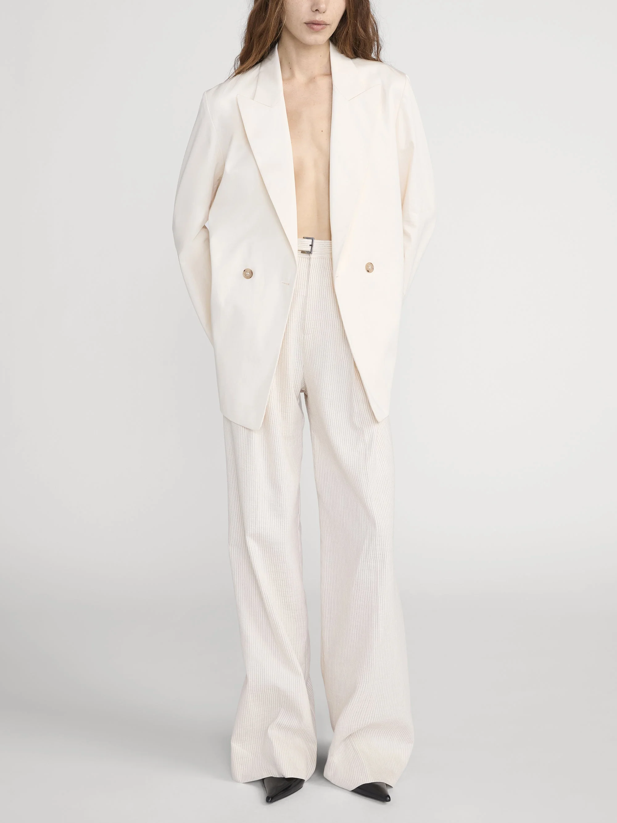 FRAME - The Striped Wide Leg Pant - Image 2