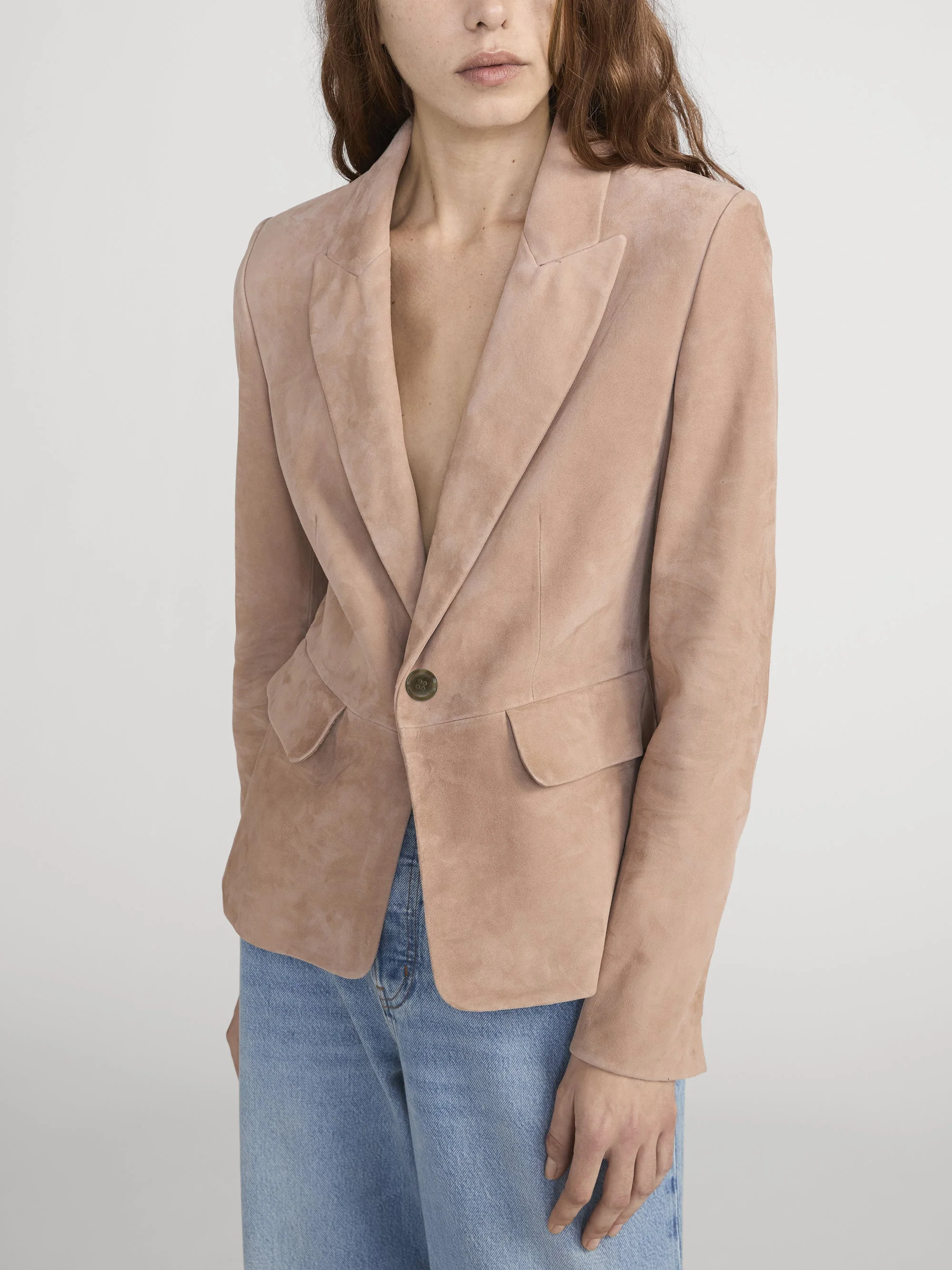FRAME - The Suede Sleek Blazer - Image 4