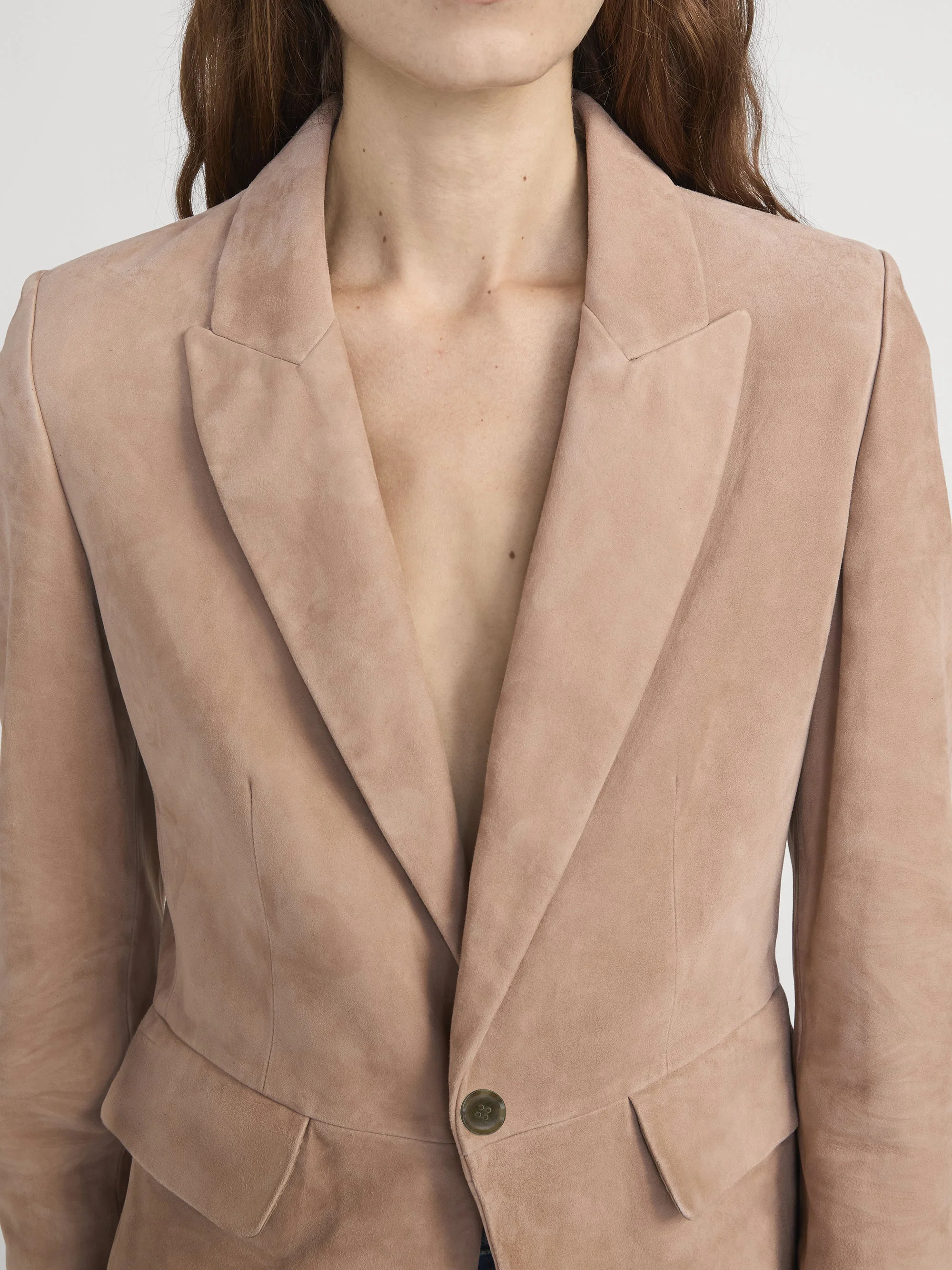 FRAME - The Suede Sleek Blazer - Image 5