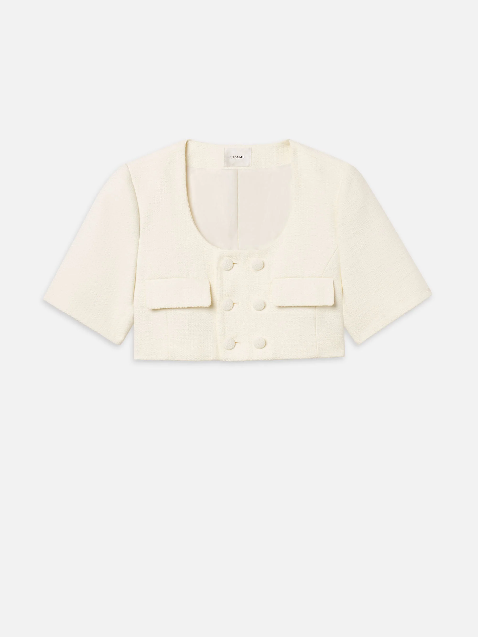 FRAME - The Tweed Cropped Jacket