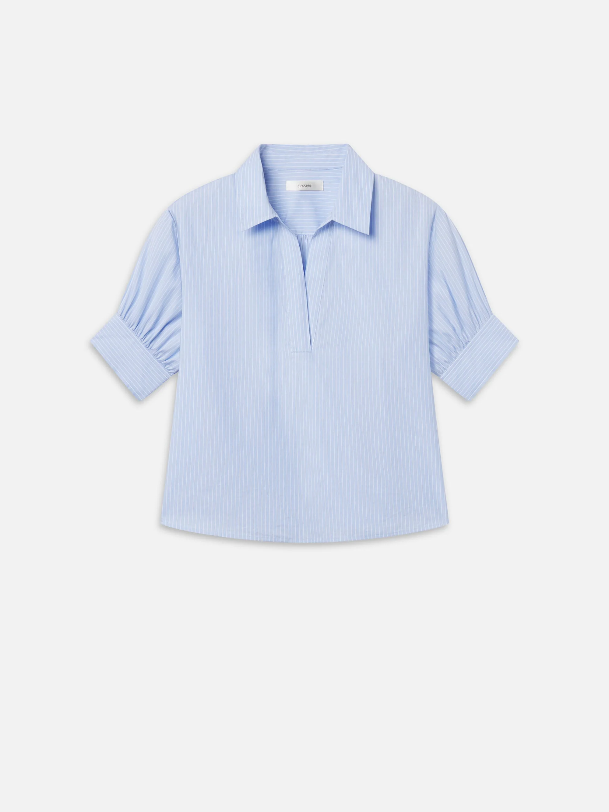 FRAME - The V - neck Popover Top