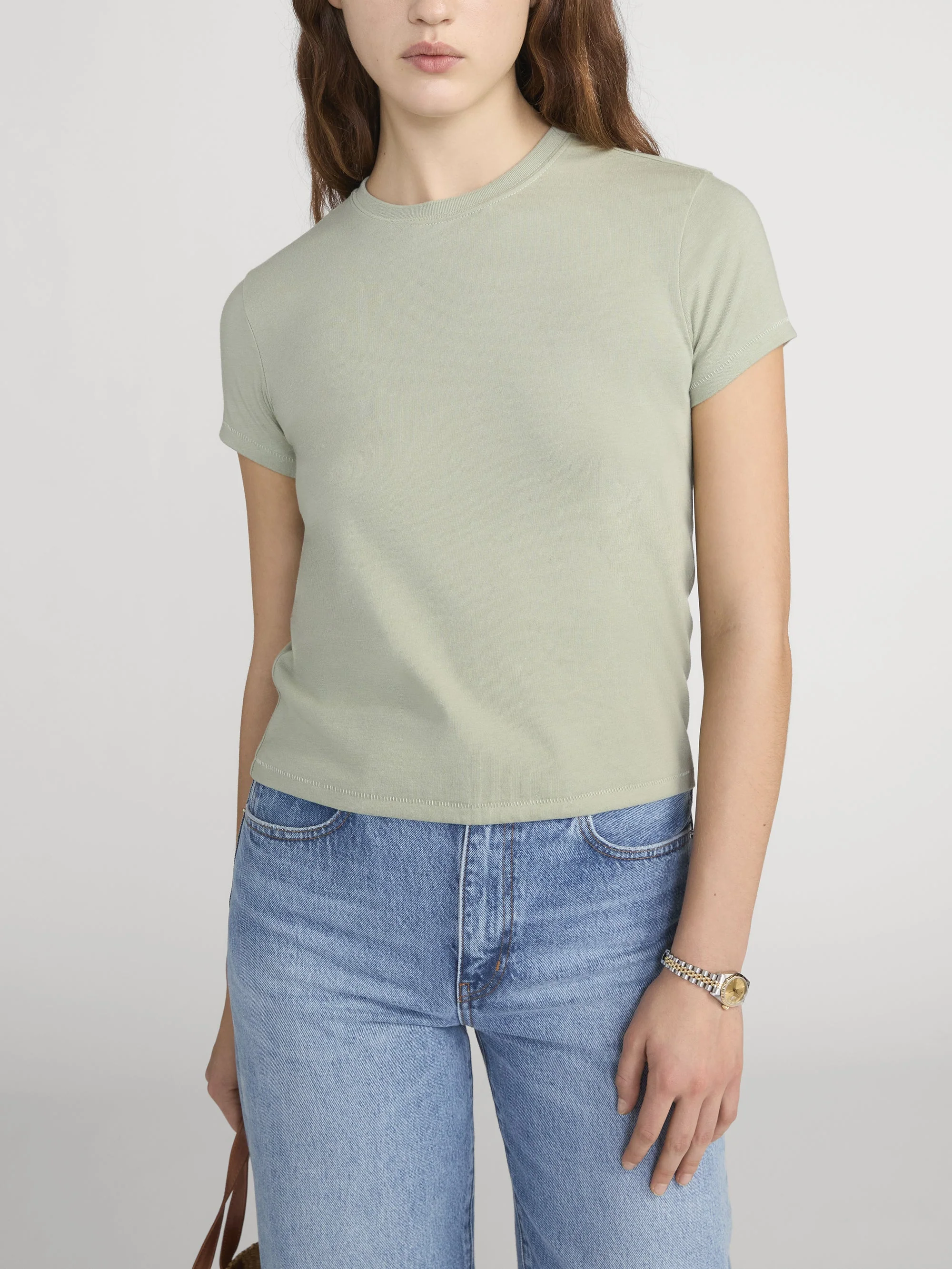 FRAME - The Vintage Baby Tee - Image 3