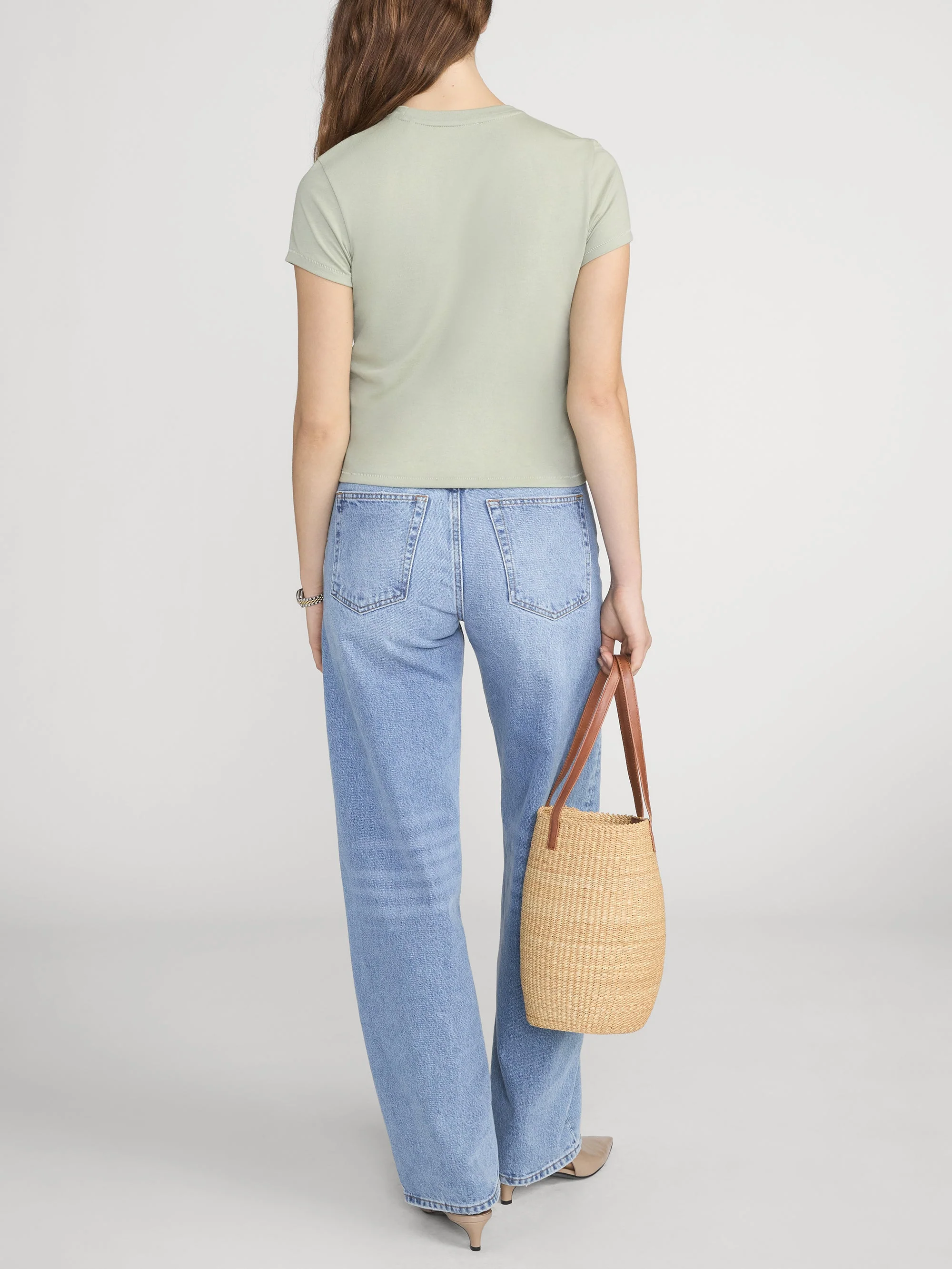 FRAME - The Vintage Baby Tee - Image 6