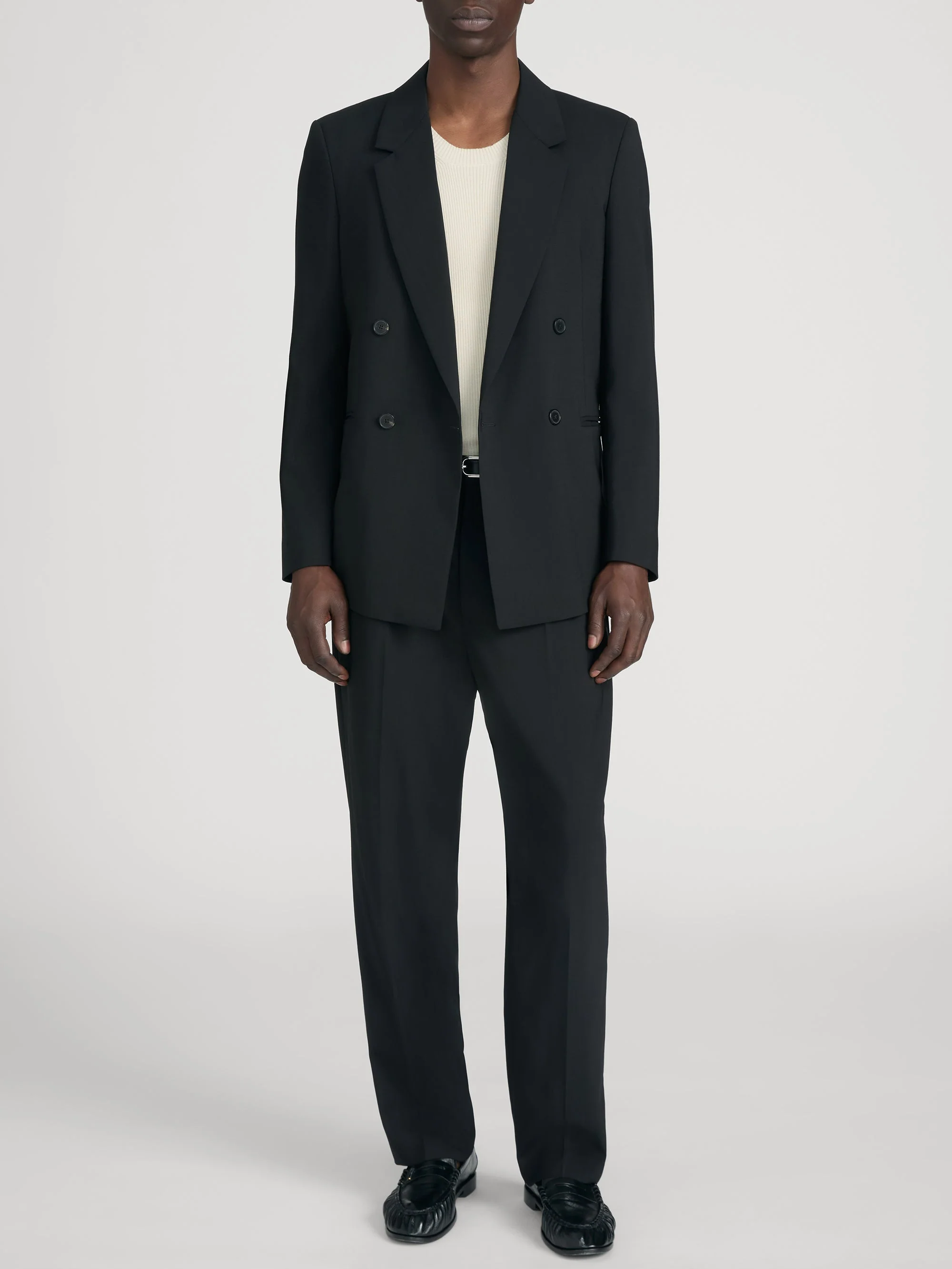 FRAME - Tropical Wool Unlined Blazer - Image 2