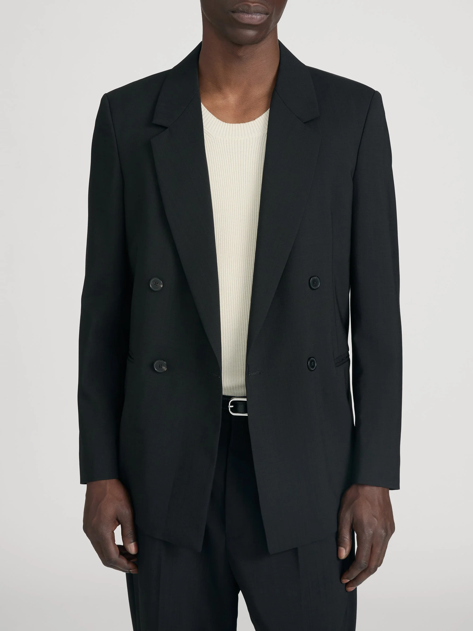 FRAME - Tropical Wool Unlined Blazer - Image 3