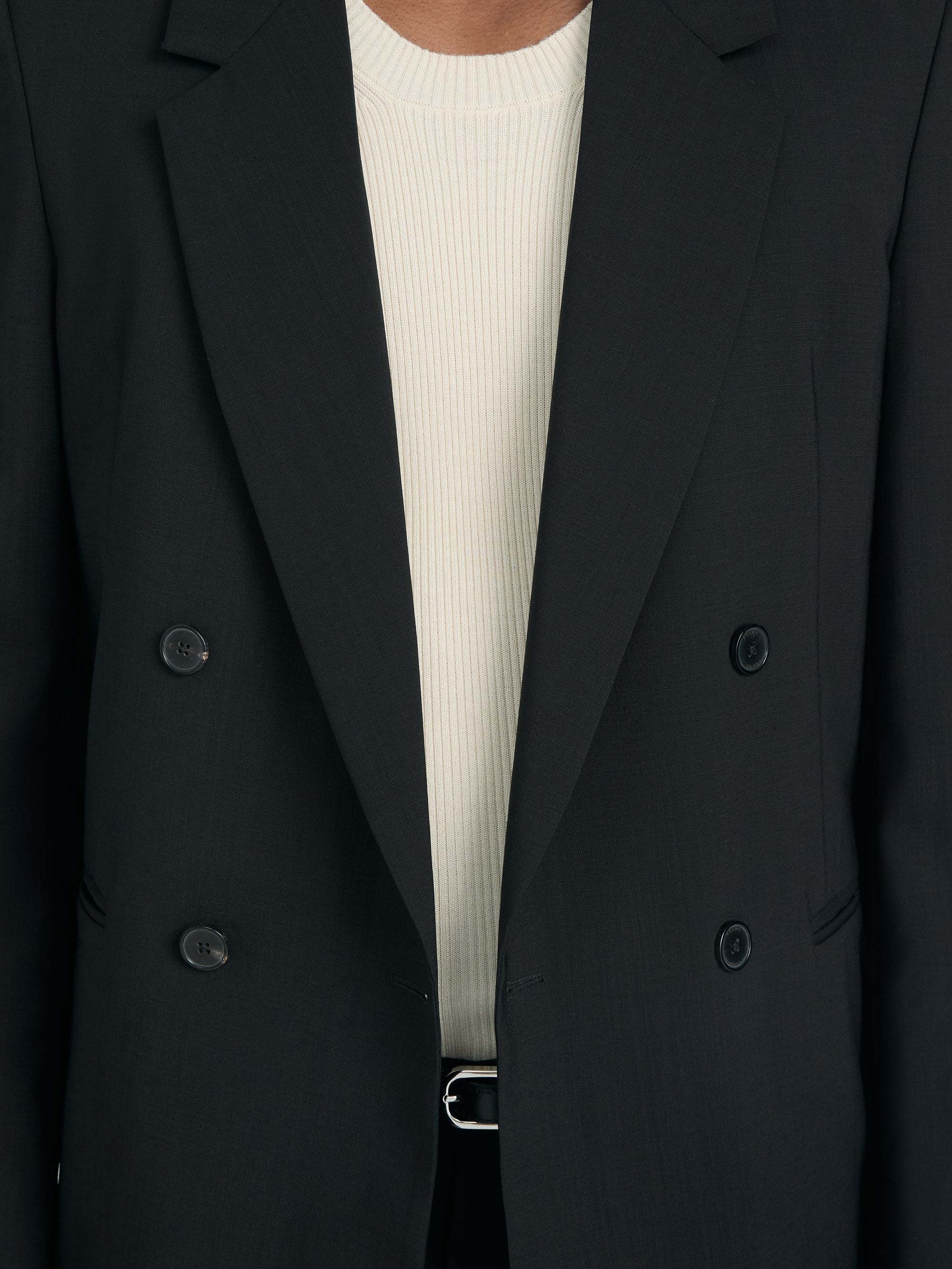 FRAME - Tropical Wool Unlined Blazer - Image 5