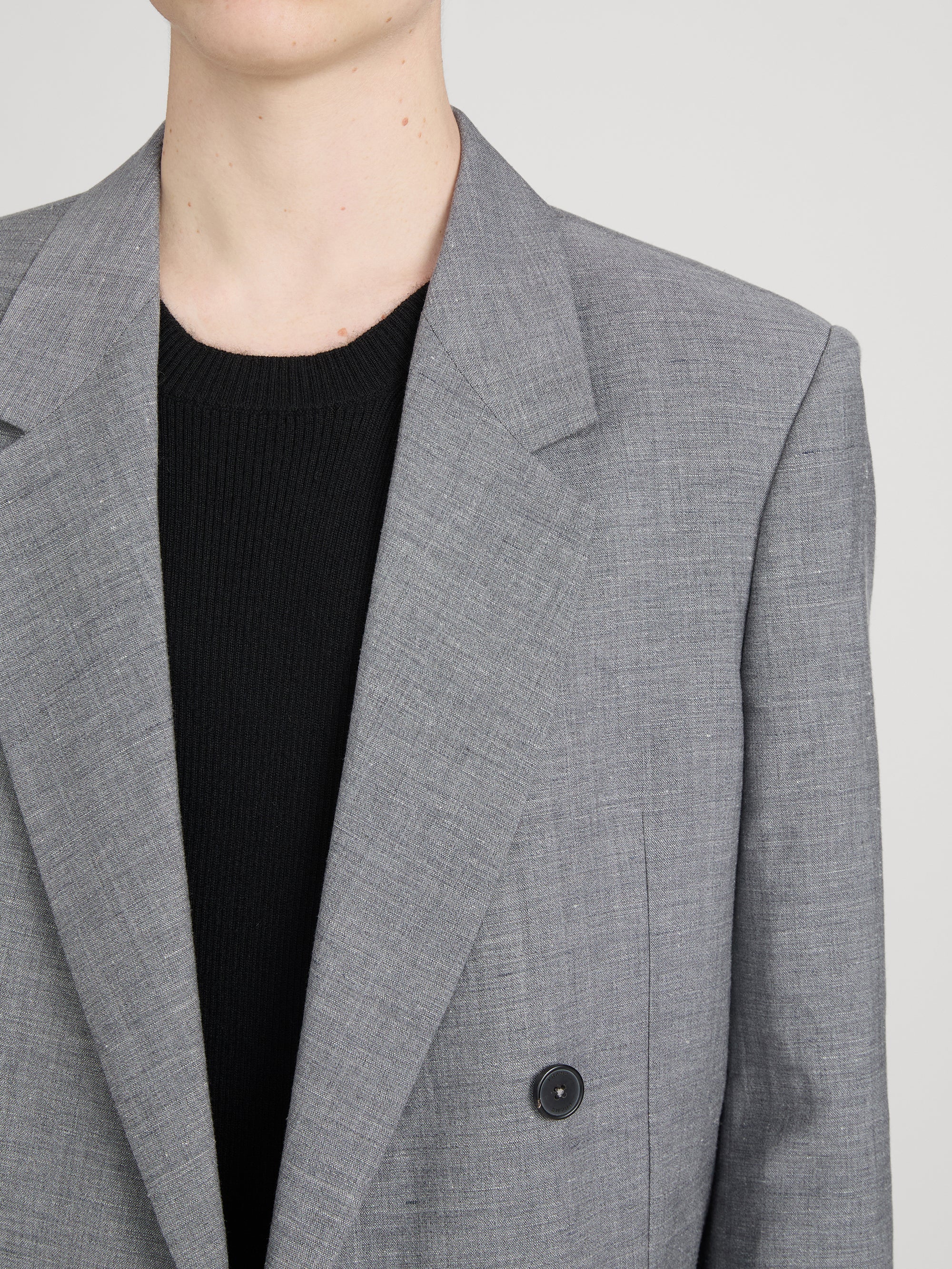 FRAME - Unlined Double Breasted Blazer - Image 5