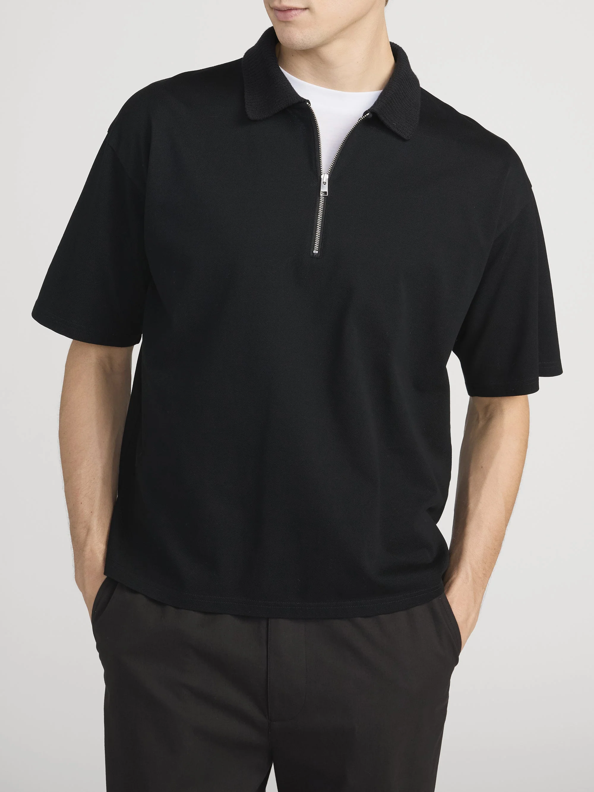 FRAME - Zip Polo Shirt - Image 3