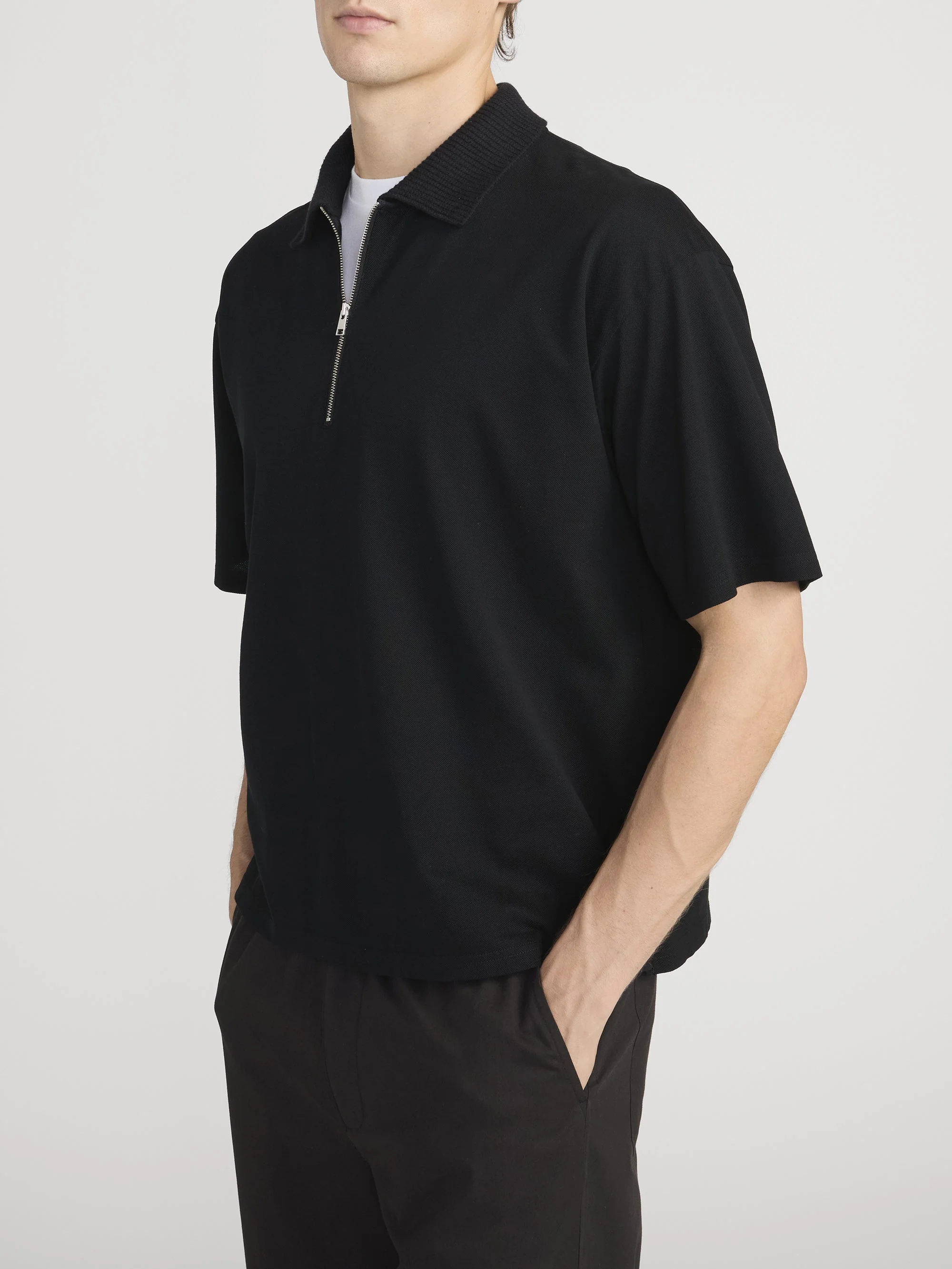 FRAME - Zip Polo Shirt - Image 4