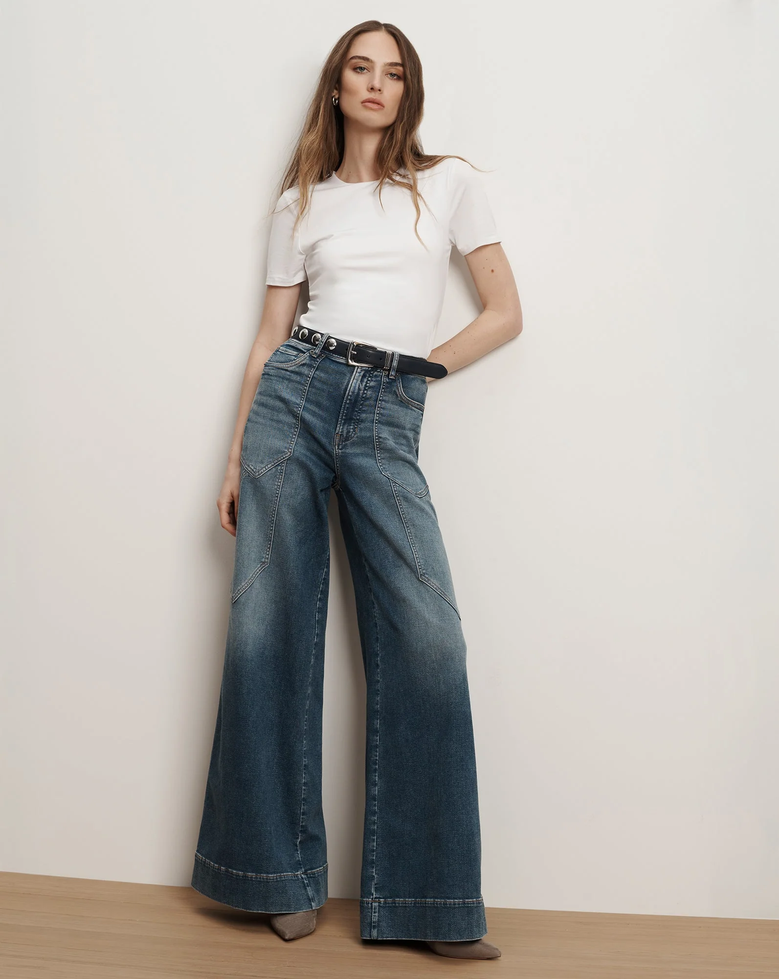 Veronica Beard - Freddy Wide - Leg Cargo Jean
