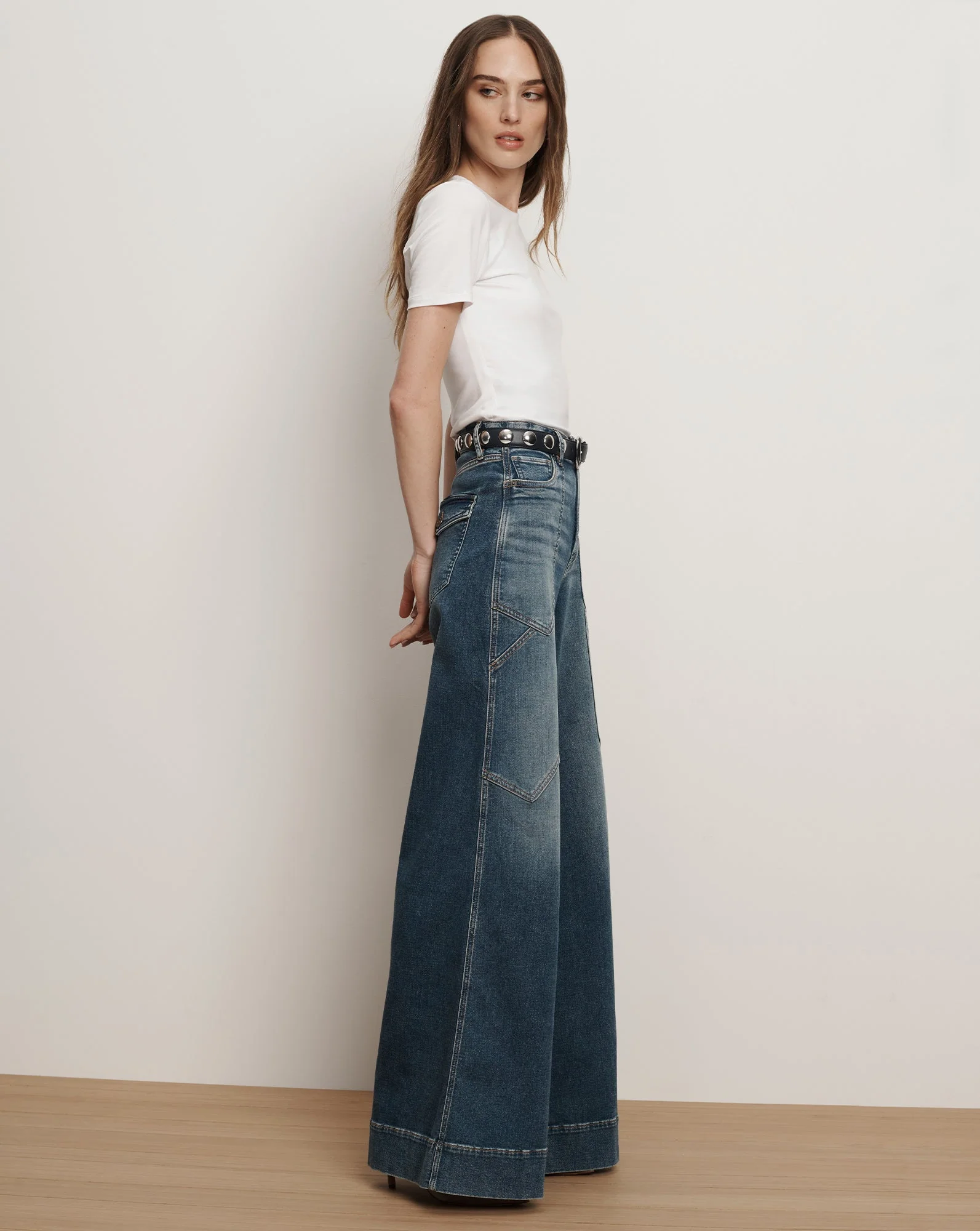 Veronica Beard - Freddy Wide - Leg Cargo Jean - Image 3