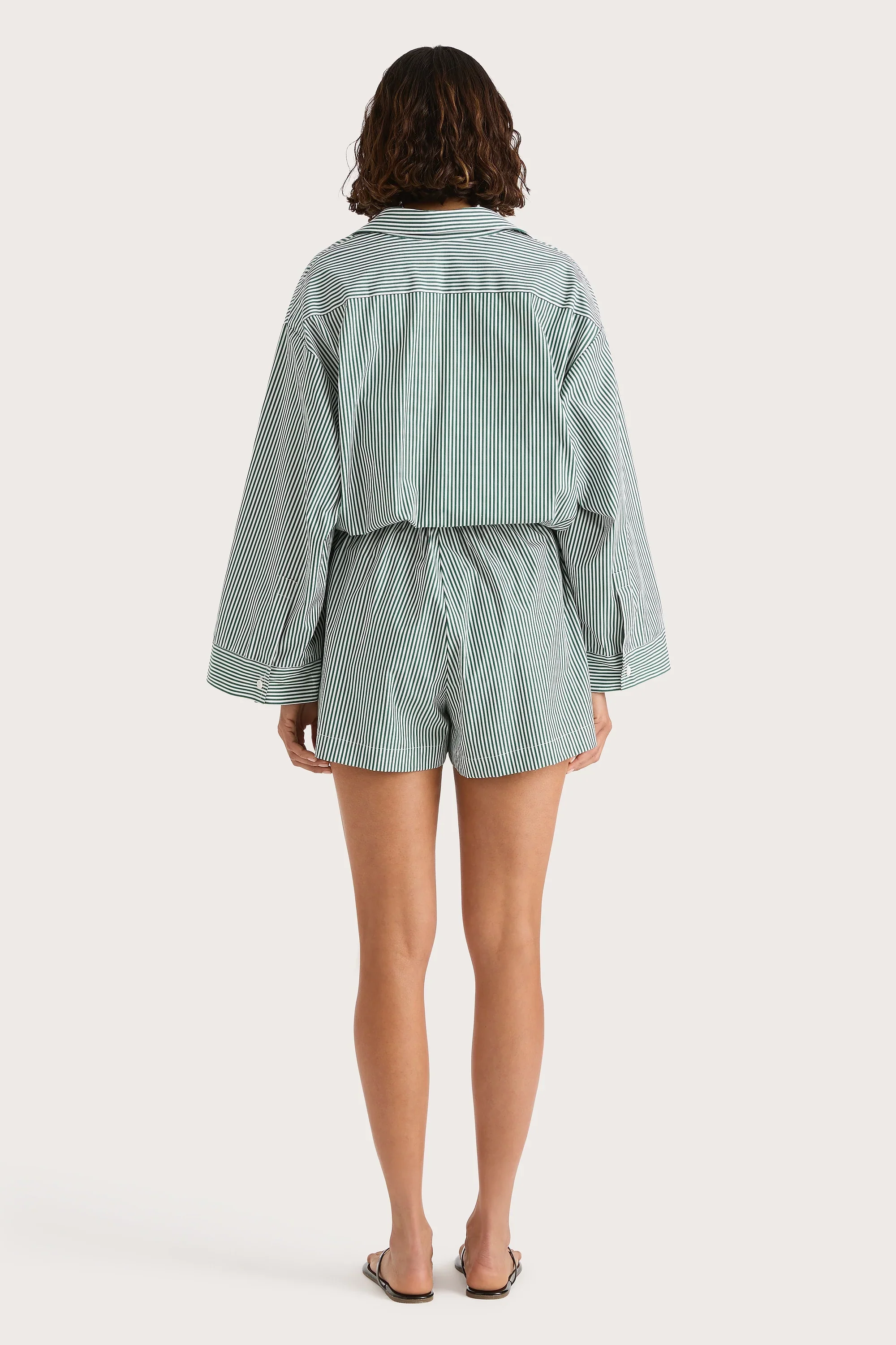 Faithfull - Freja Playsuit Green Stripe - Final Sale - Image 5