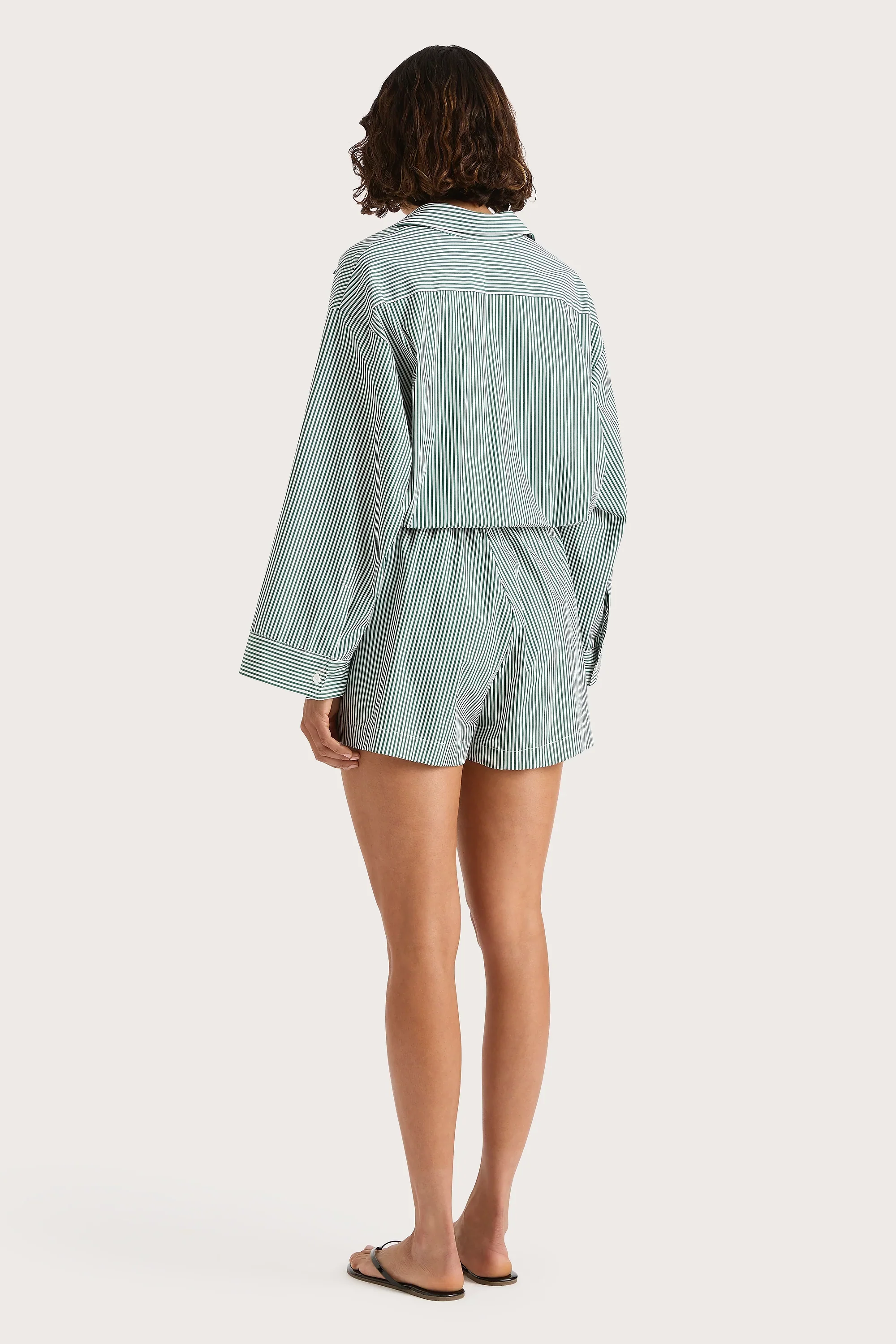 Faithfull - Freja Playsuit Green Stripe - Final Sale - Image 6