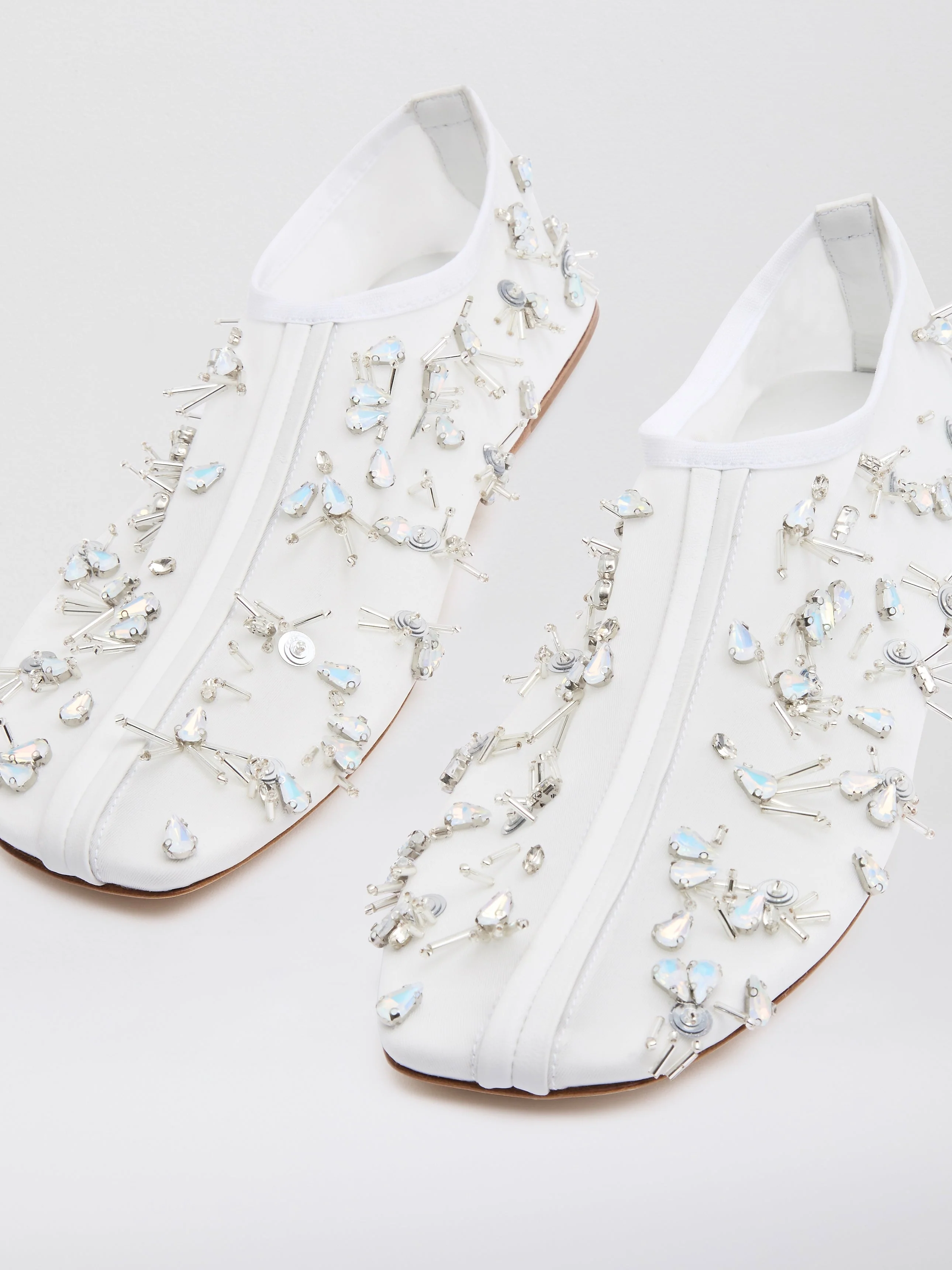 Christopher Esber - Frosted Beaded Mesh Flat - Image 3