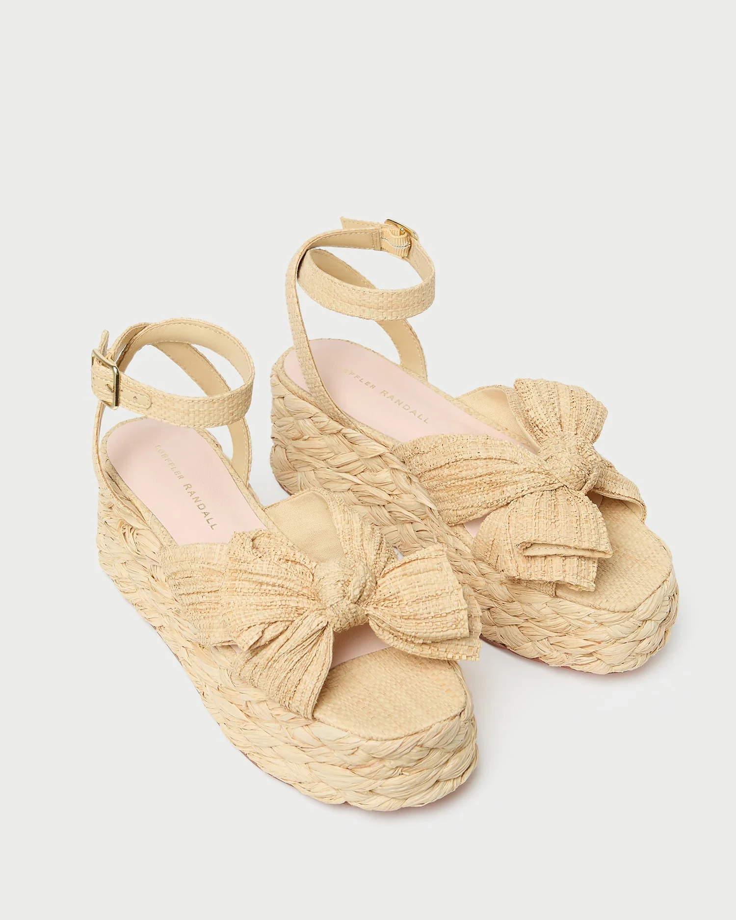 Loeffler Randall - Gaby Natural Pleated Bow Espadrille - Image 3