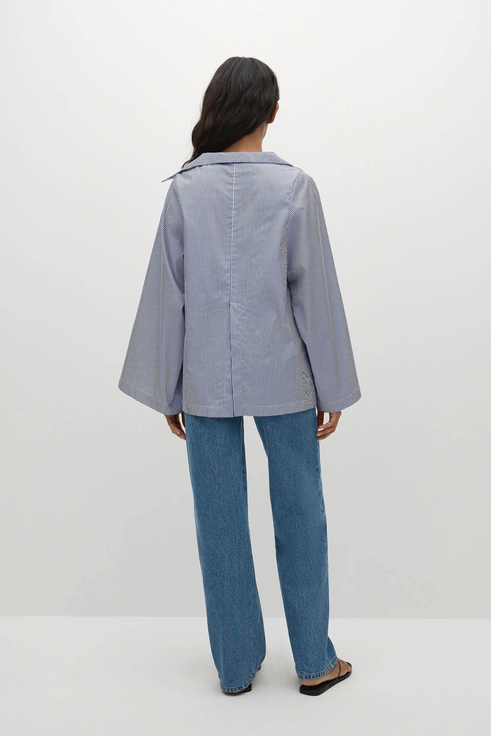 Faithfull - Gaia Top Helle Stripe Vintage Navy - Image 6