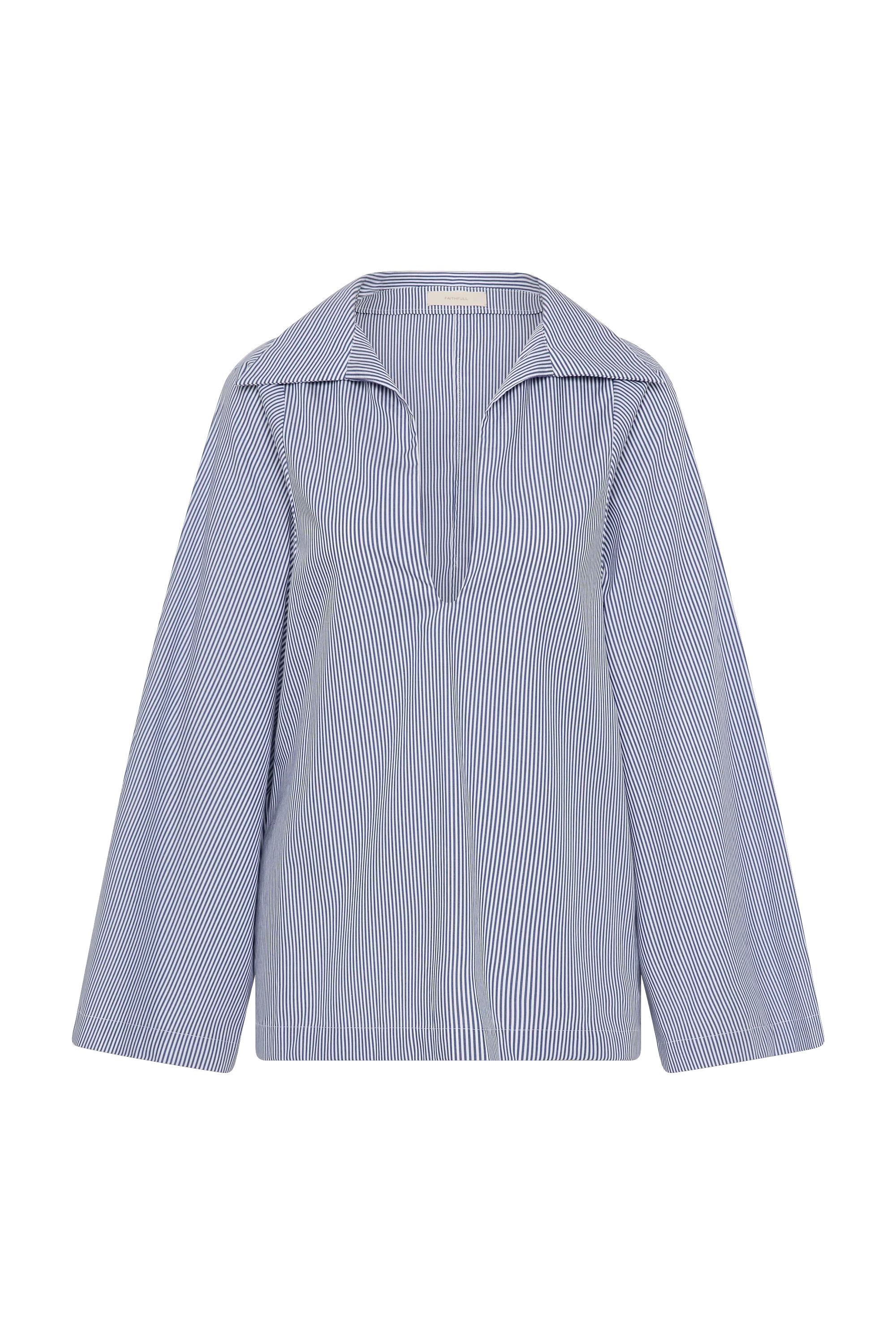 Faithfull - Gaia Top Helle Stripe Vintage Navy - Image 8