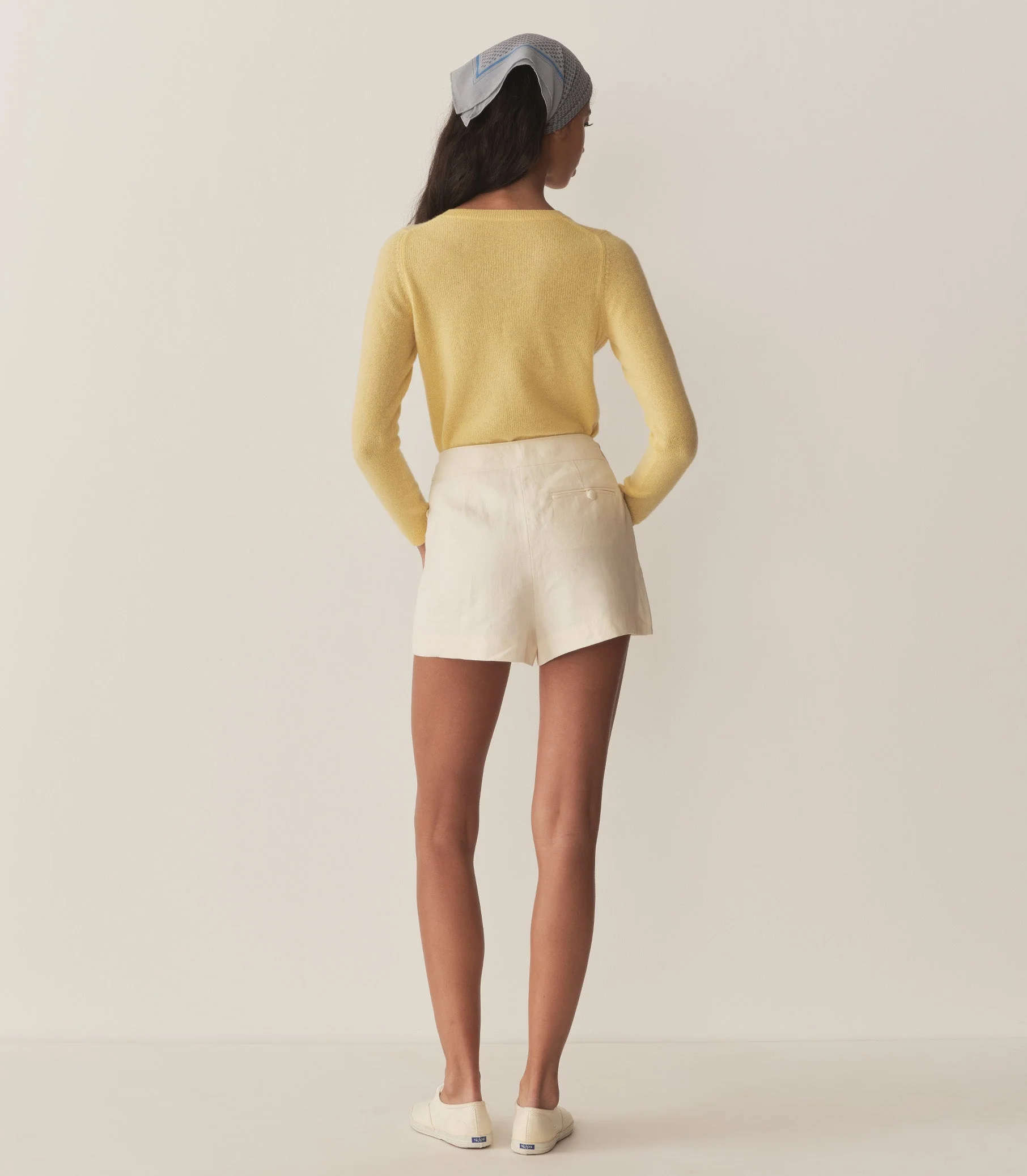 DÔEN - GARANCE CASHMERE SWEATER -- LEMON CHIFFON - Image 4