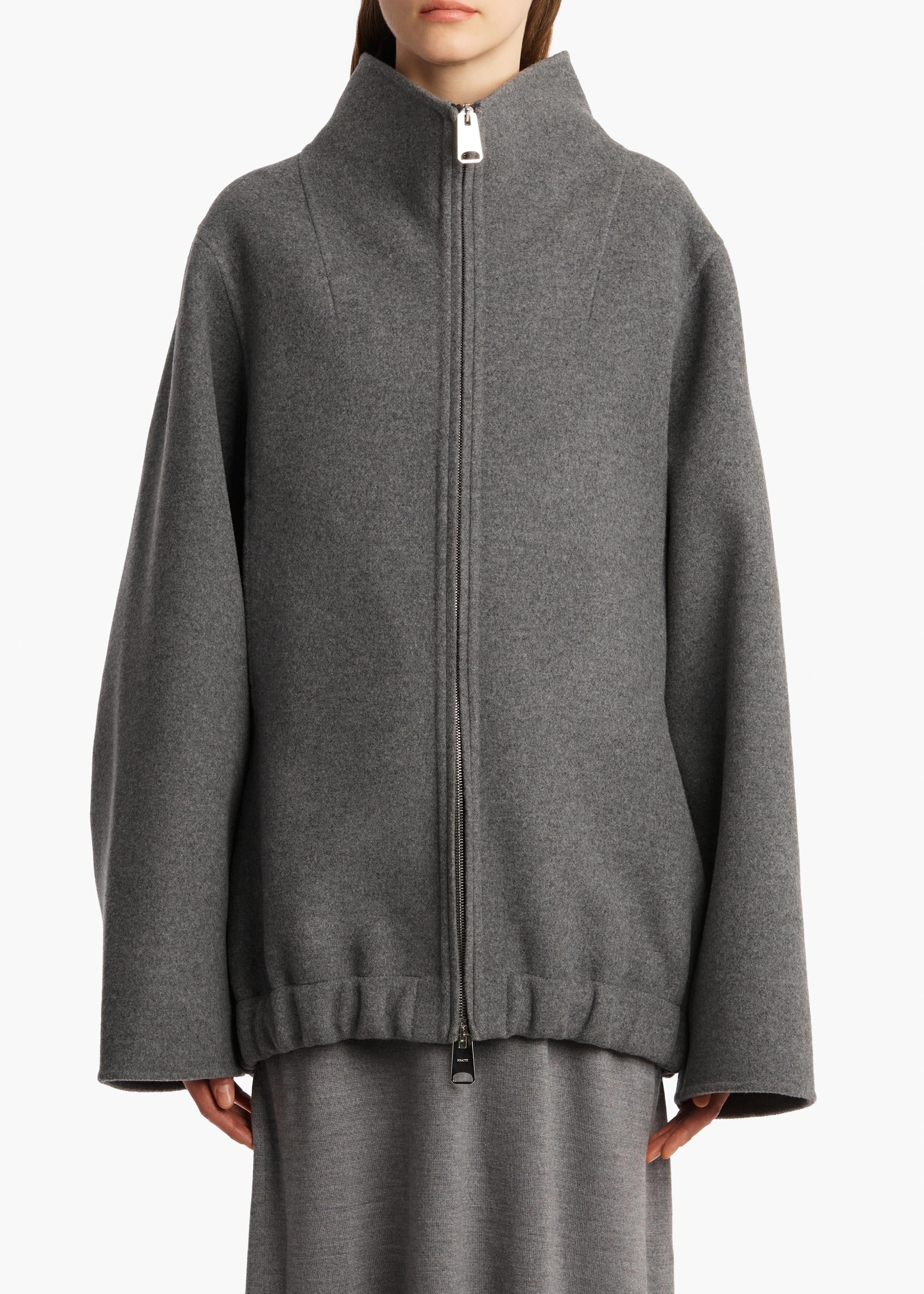 Khaite - Garret Jacket in Grey Melange - Image 10