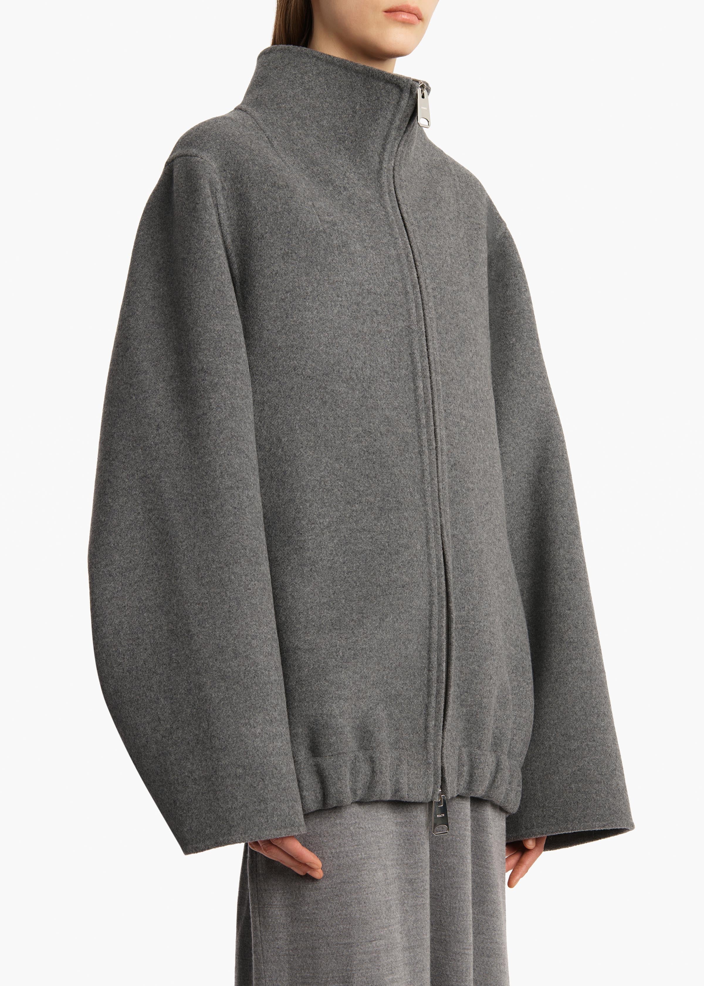 Khaite - Garret Jacket in Grey Melange - Image 12