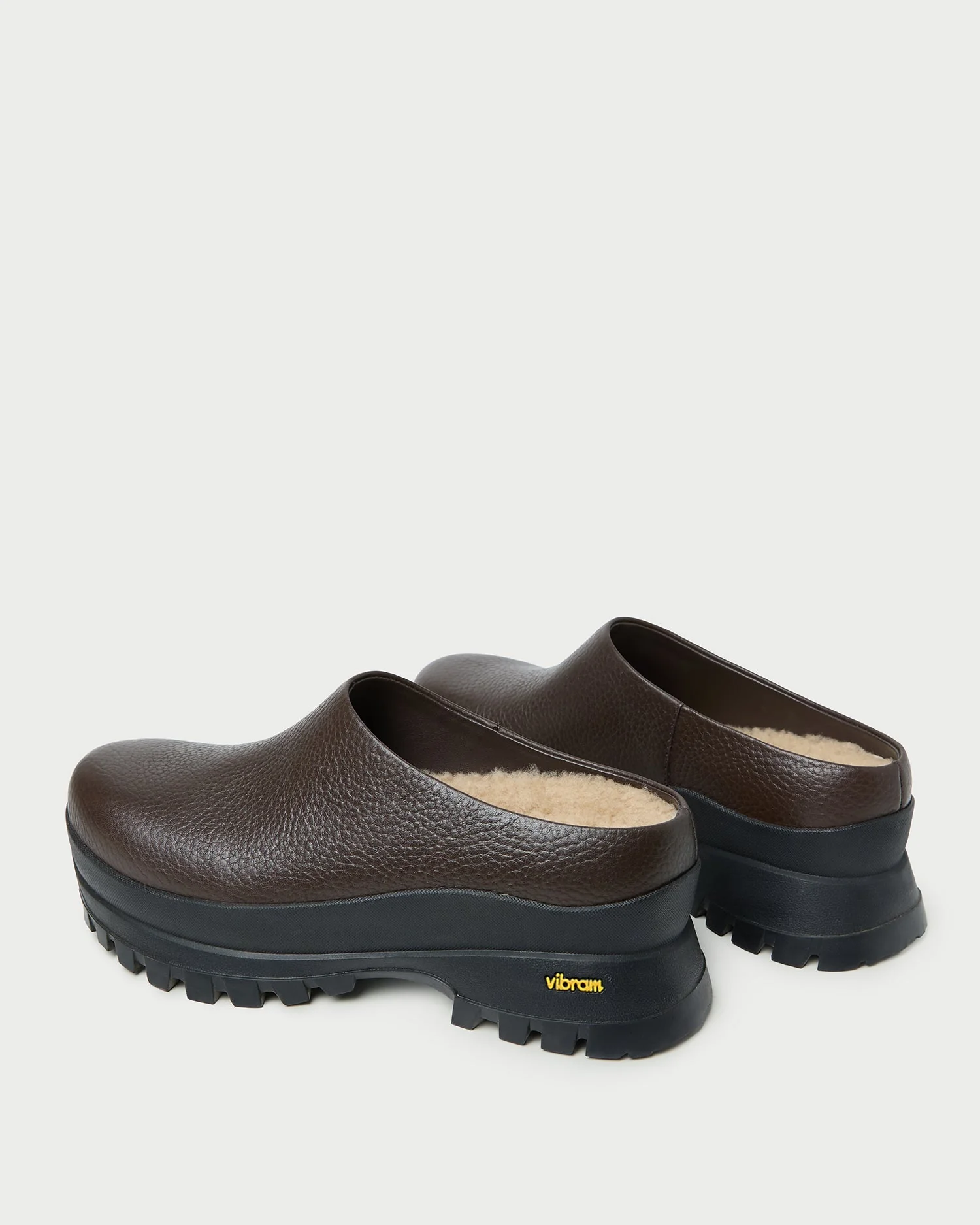 Loeffler Randall - Gemma Brown Leather Lug Mule - Image 5