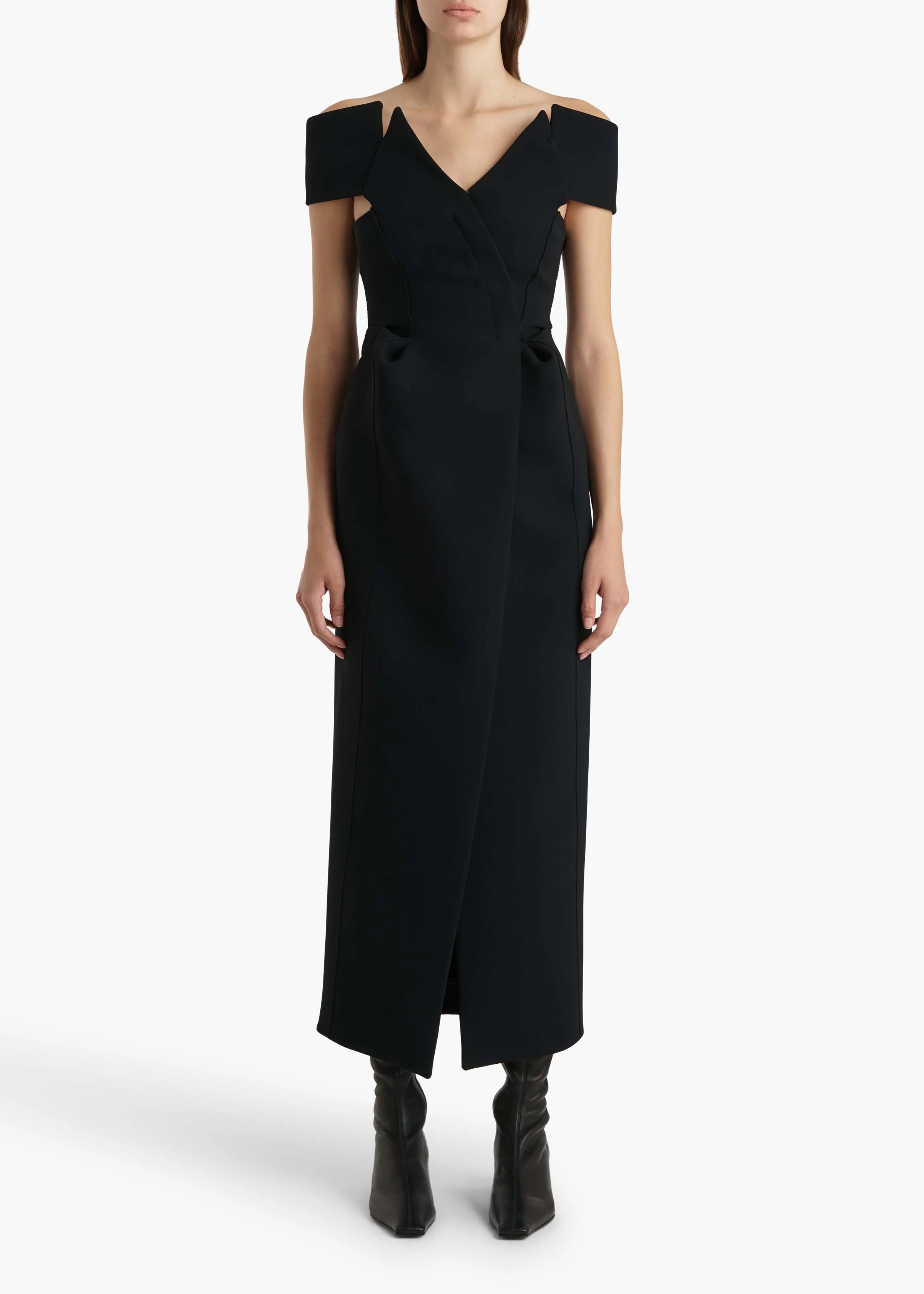 Khaite - Gene Dress in Black - Image 2