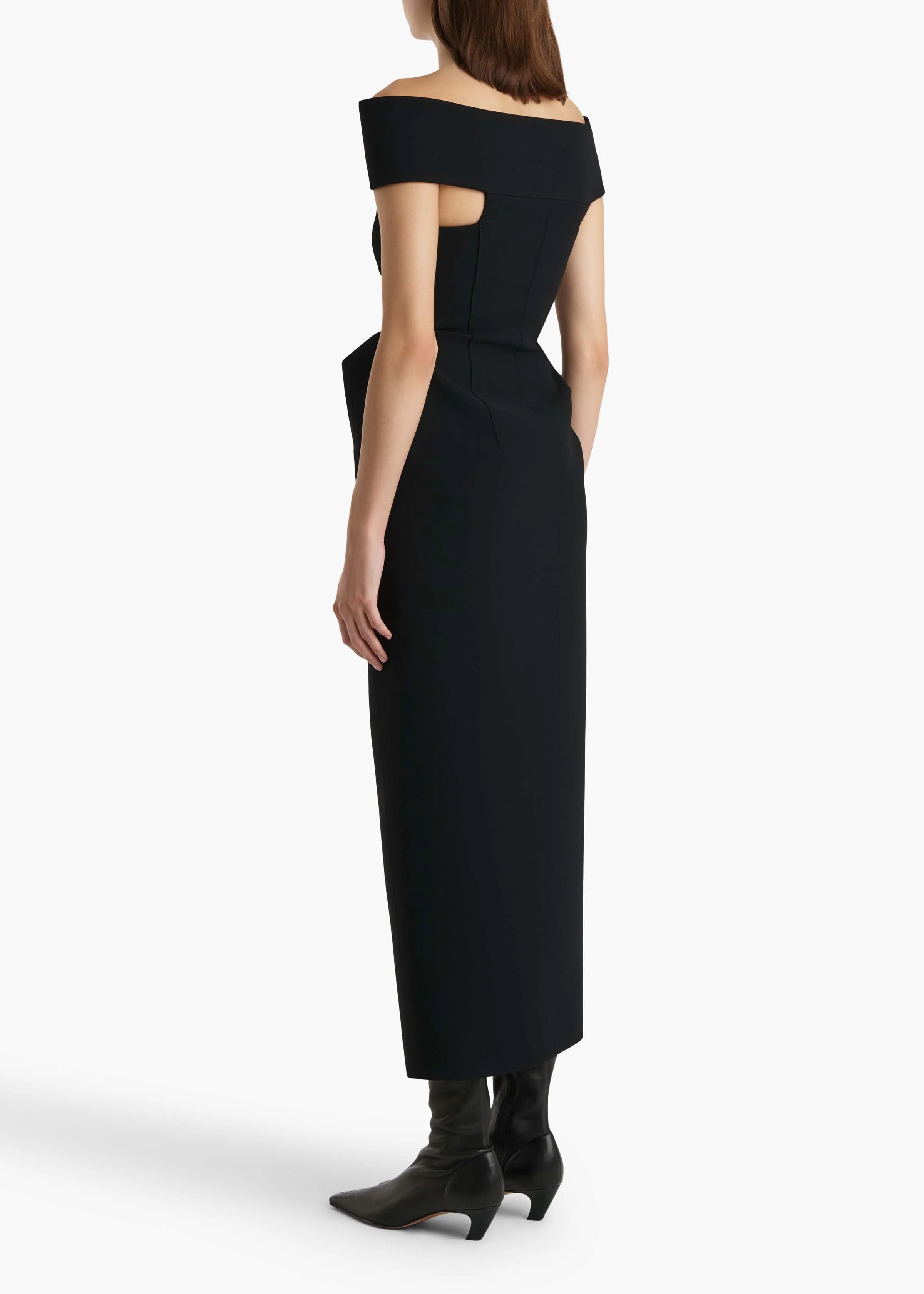 Khaite - Gene Dress in Black - Image 9